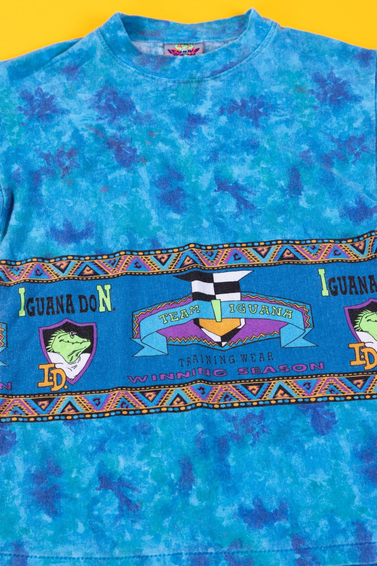Vintage 90s Iguana Don Tie-dye T-shirt (Youth M)