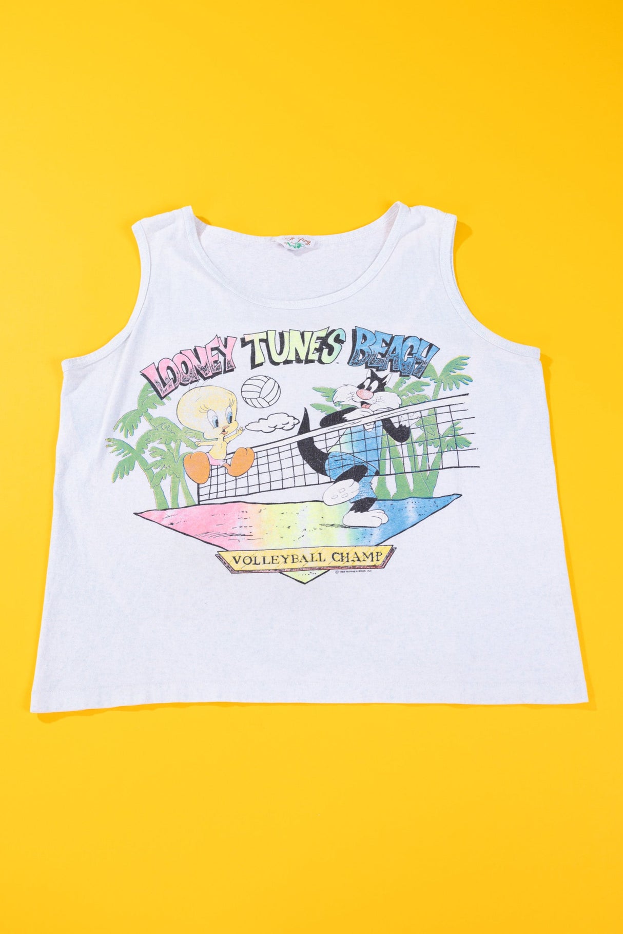 Vintage 1989 Looney Tunes Beach Volleyball Tank Top