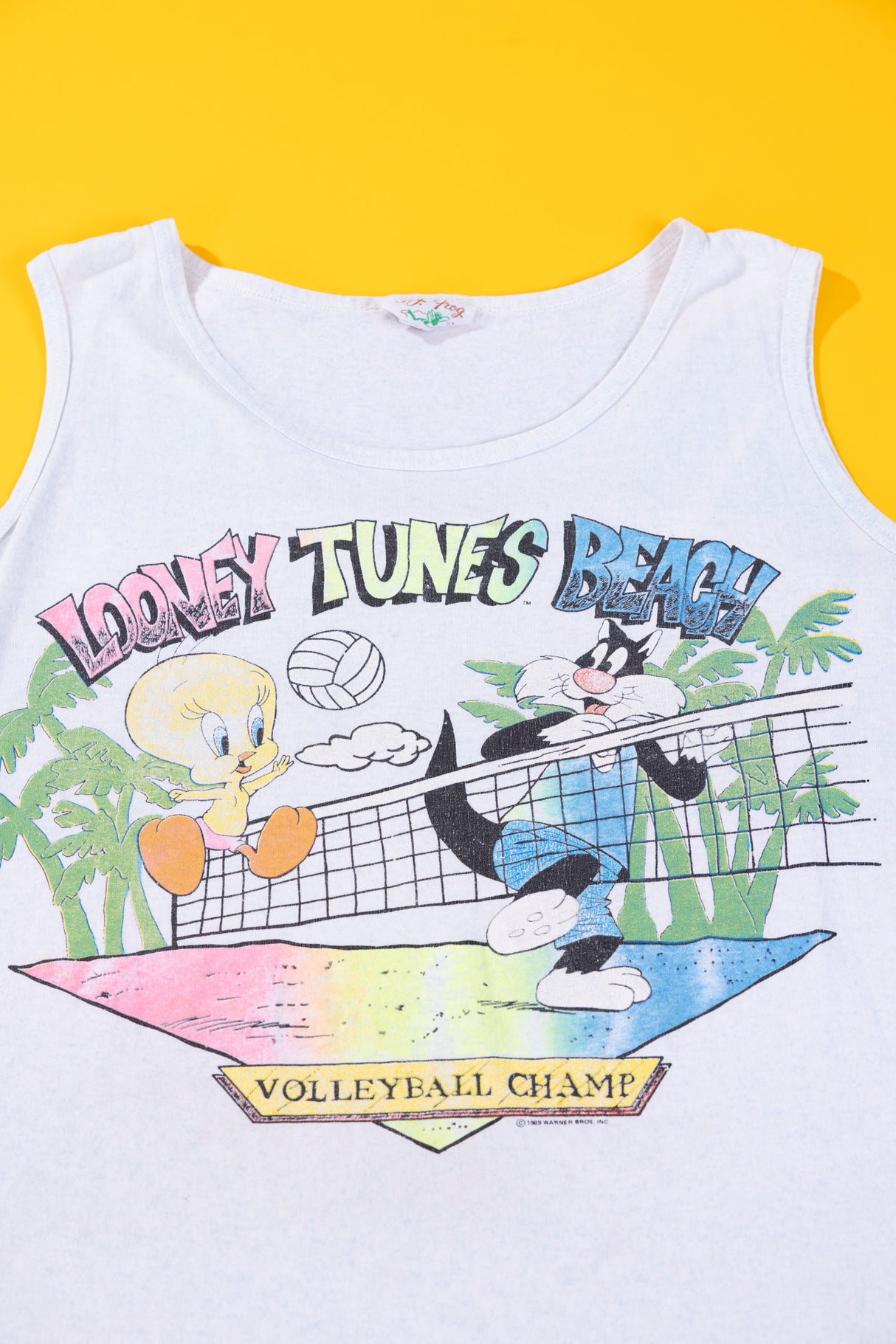 Vintage 1989 Looney Tunes Beach Volleyball Tank Top