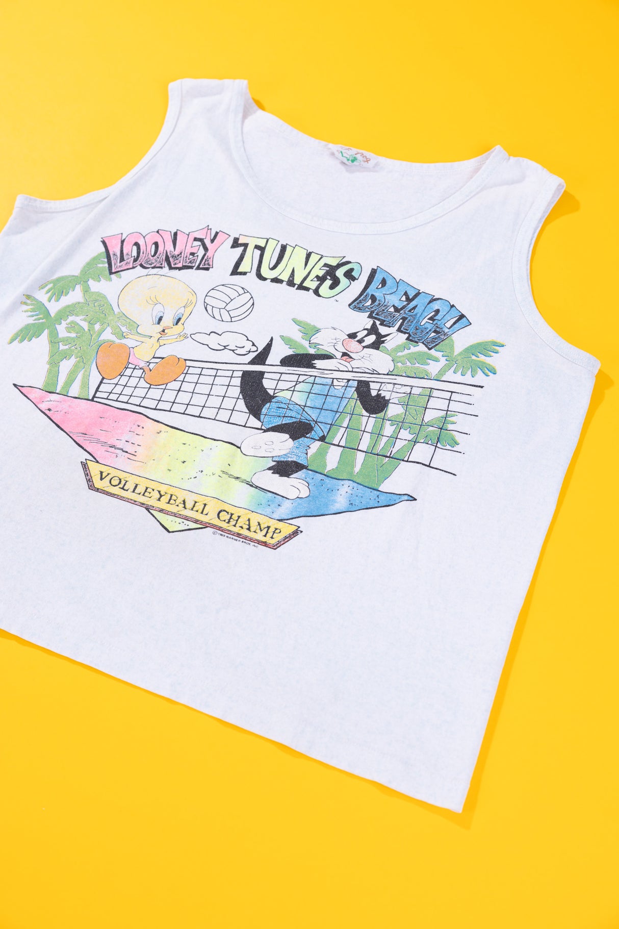 Vintage 1989 Looney Tunes Beach Volleyball Tank Top