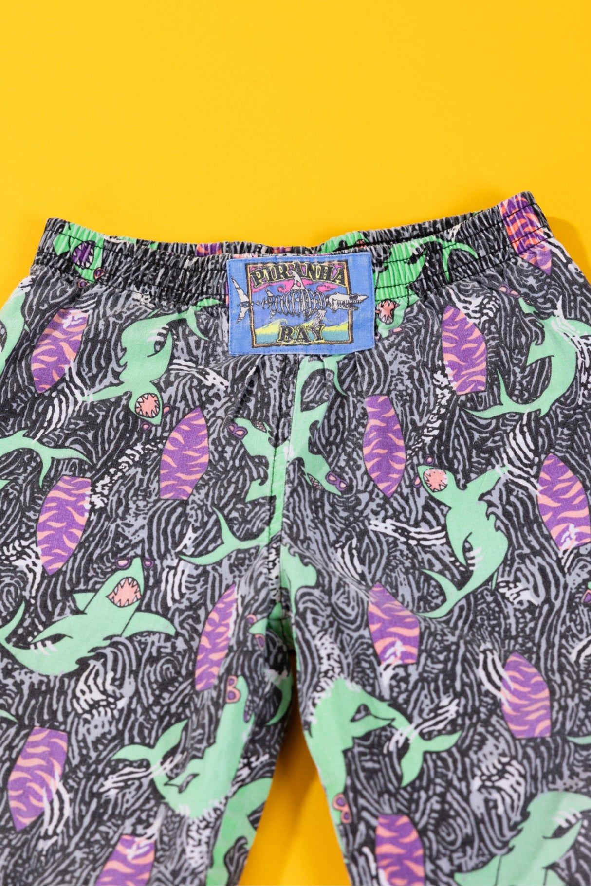 Vintage 80s Piranha Bay Parachute/Hammer Pants(Kids - 3T)