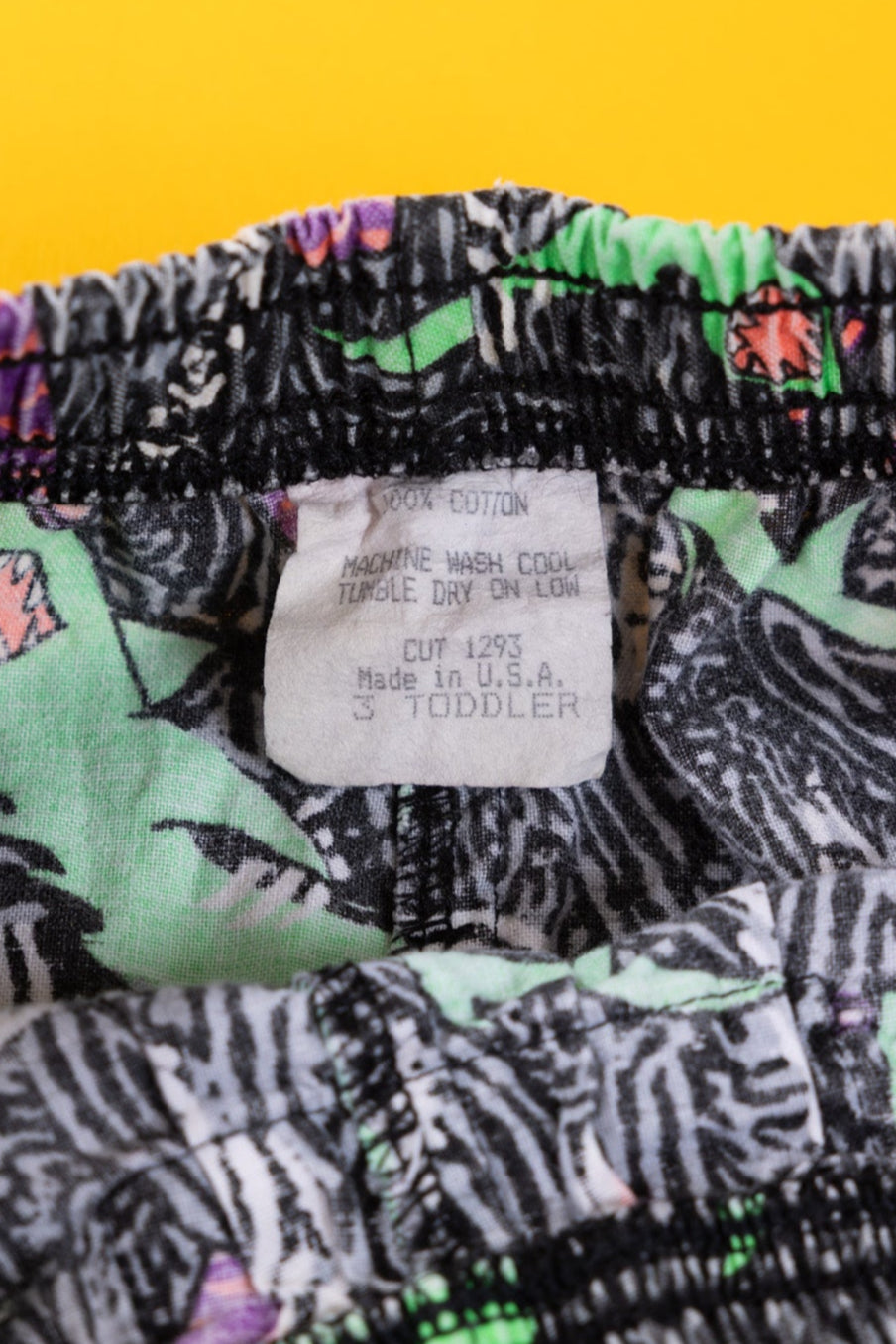 Vintage 80s Piranha Bay Parachute/Hammer Pants(Kids - 3T)