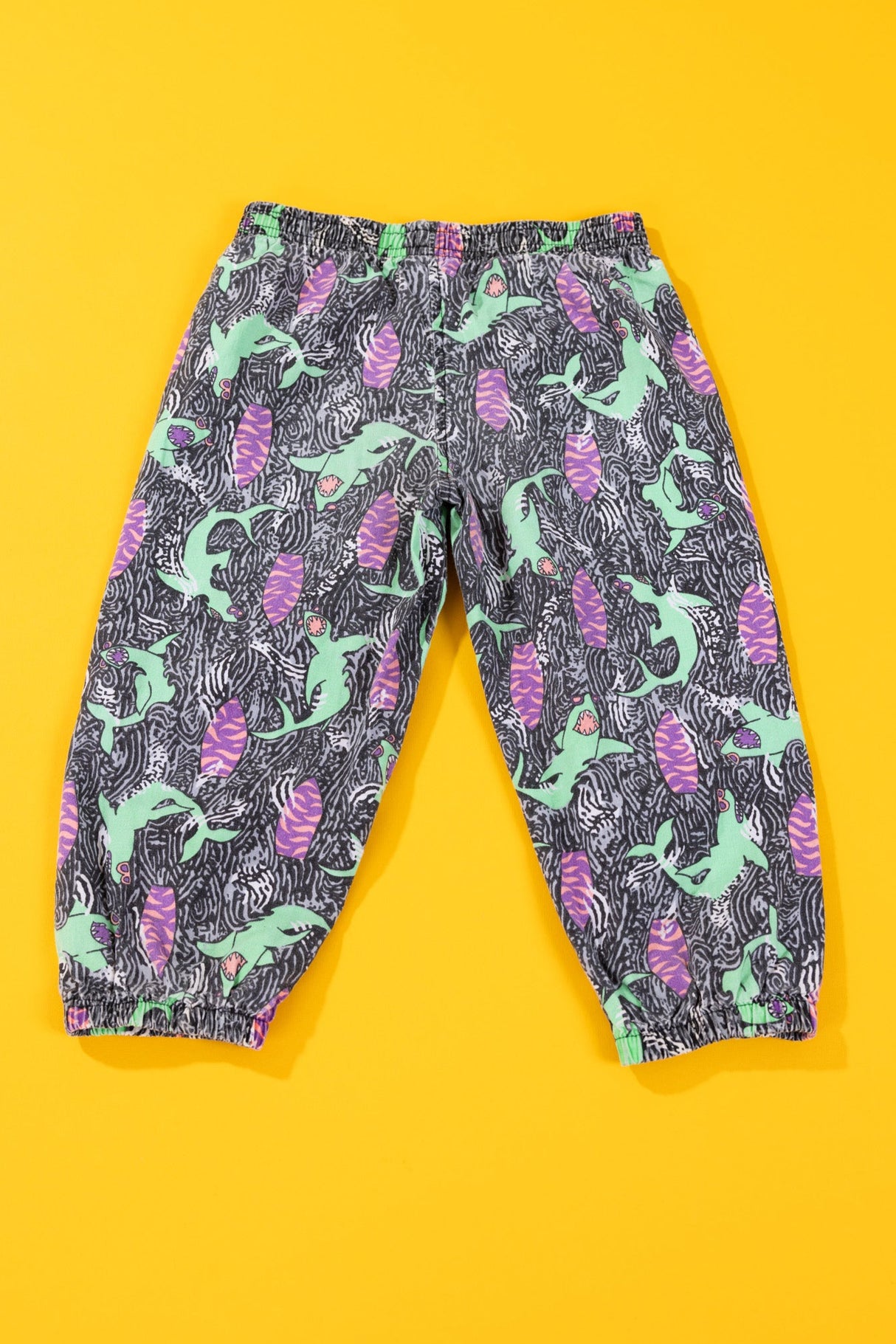 Vintage 80s Piranha Bay Parachute/Hammer Pants(Kids - 3T)