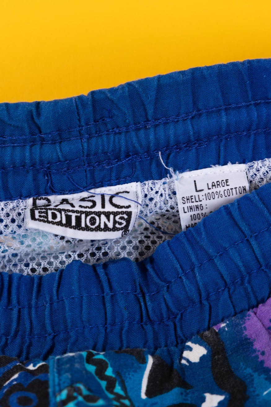 Vintage 90s Basic Editions Swim Shorts