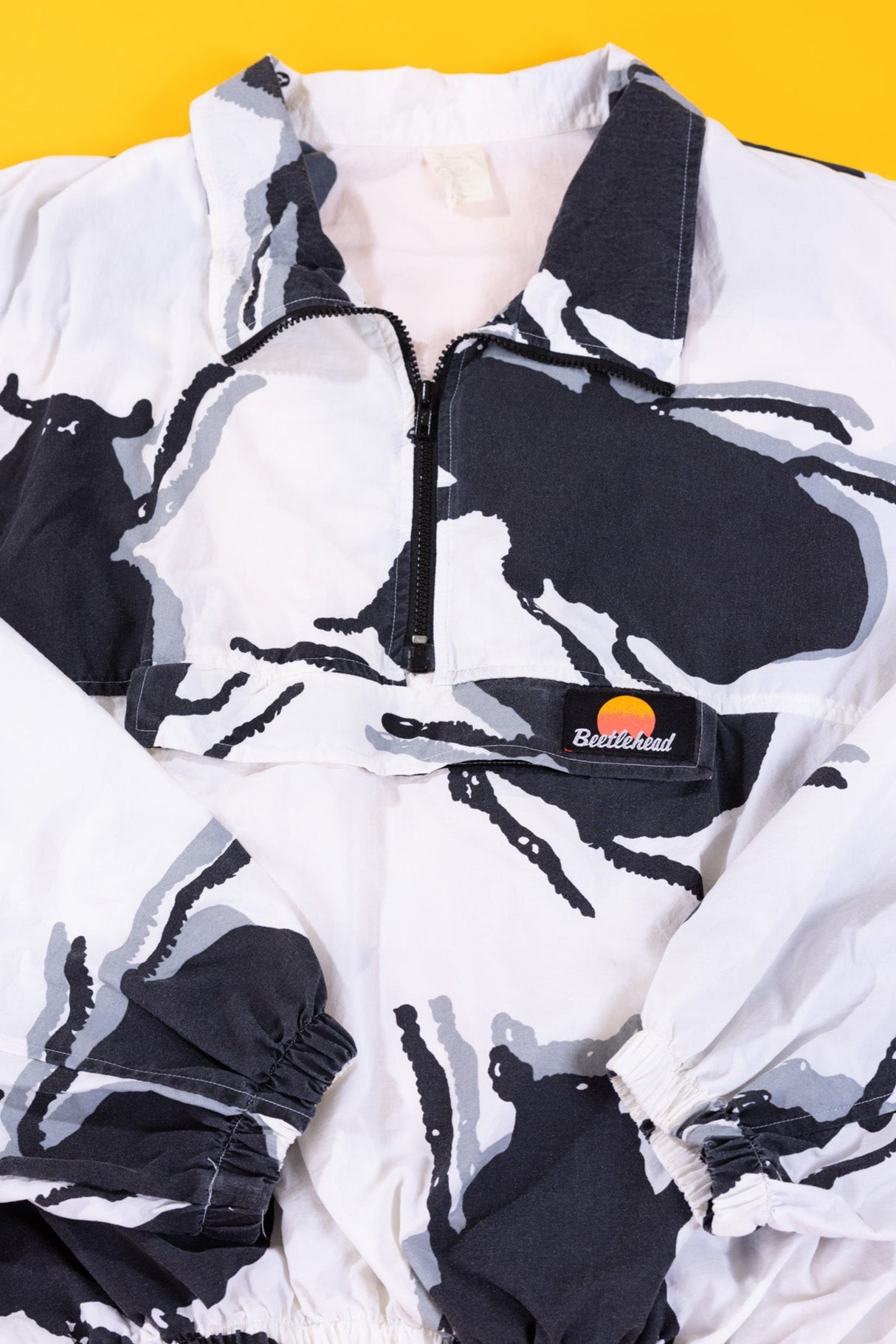 Vintage 90s Beetlehead Quarter Zip Windbreaker Jacket