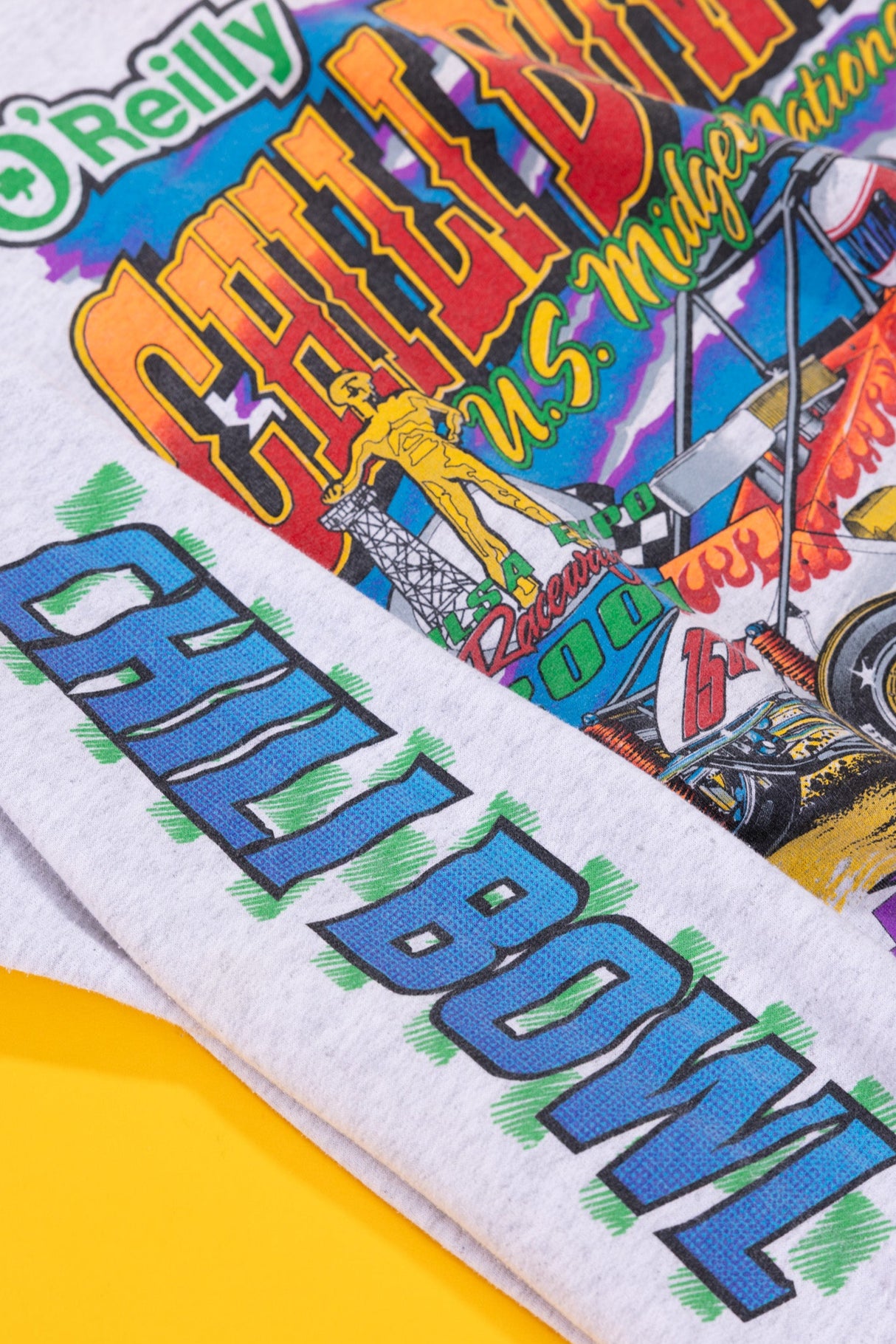 Vintage 2001 O'Reilly Chili Bowl U.S Midget Nationals Crewneck