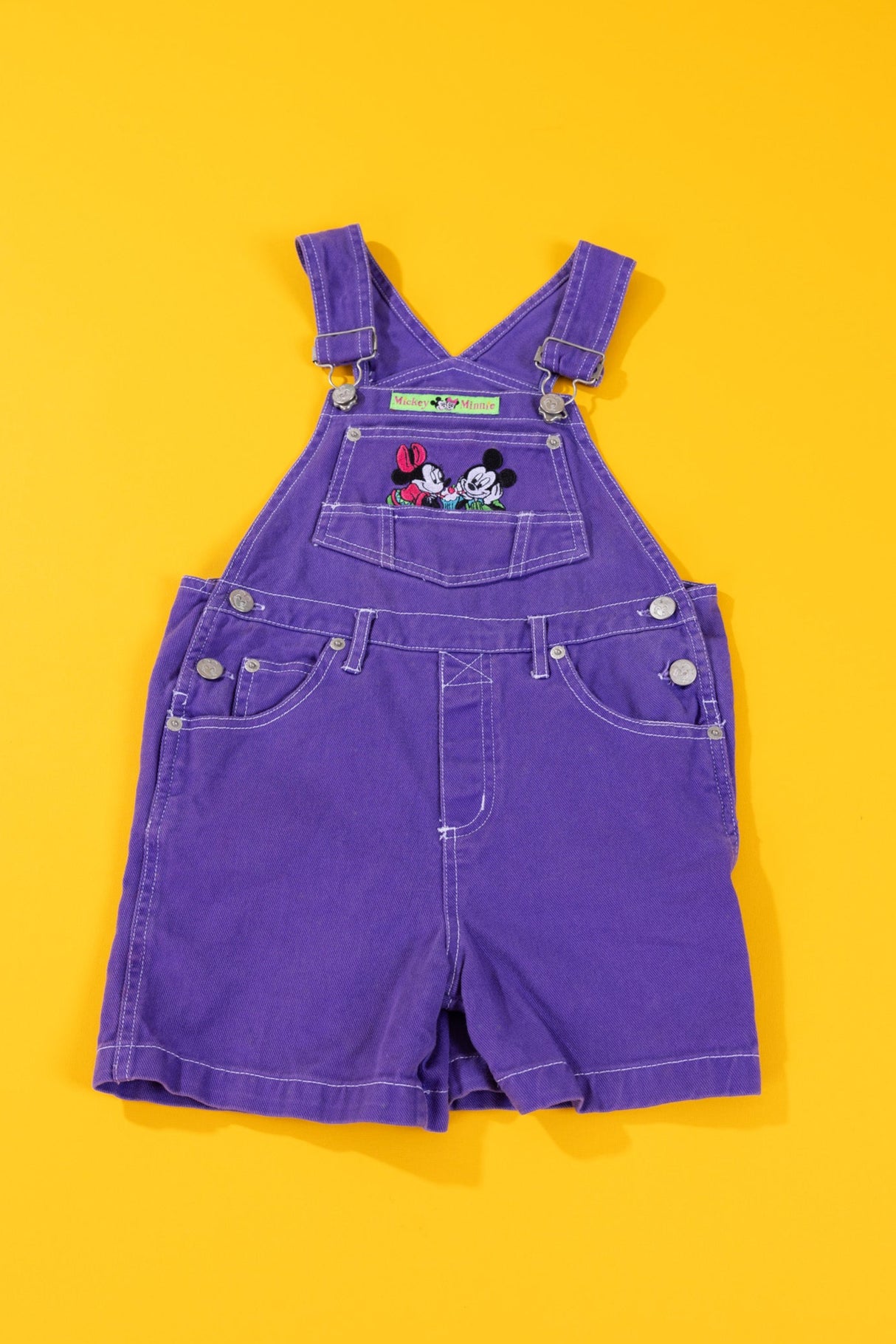 Vintage 90s Disney Mickey and Minnie Overalls (Kids - 5)
