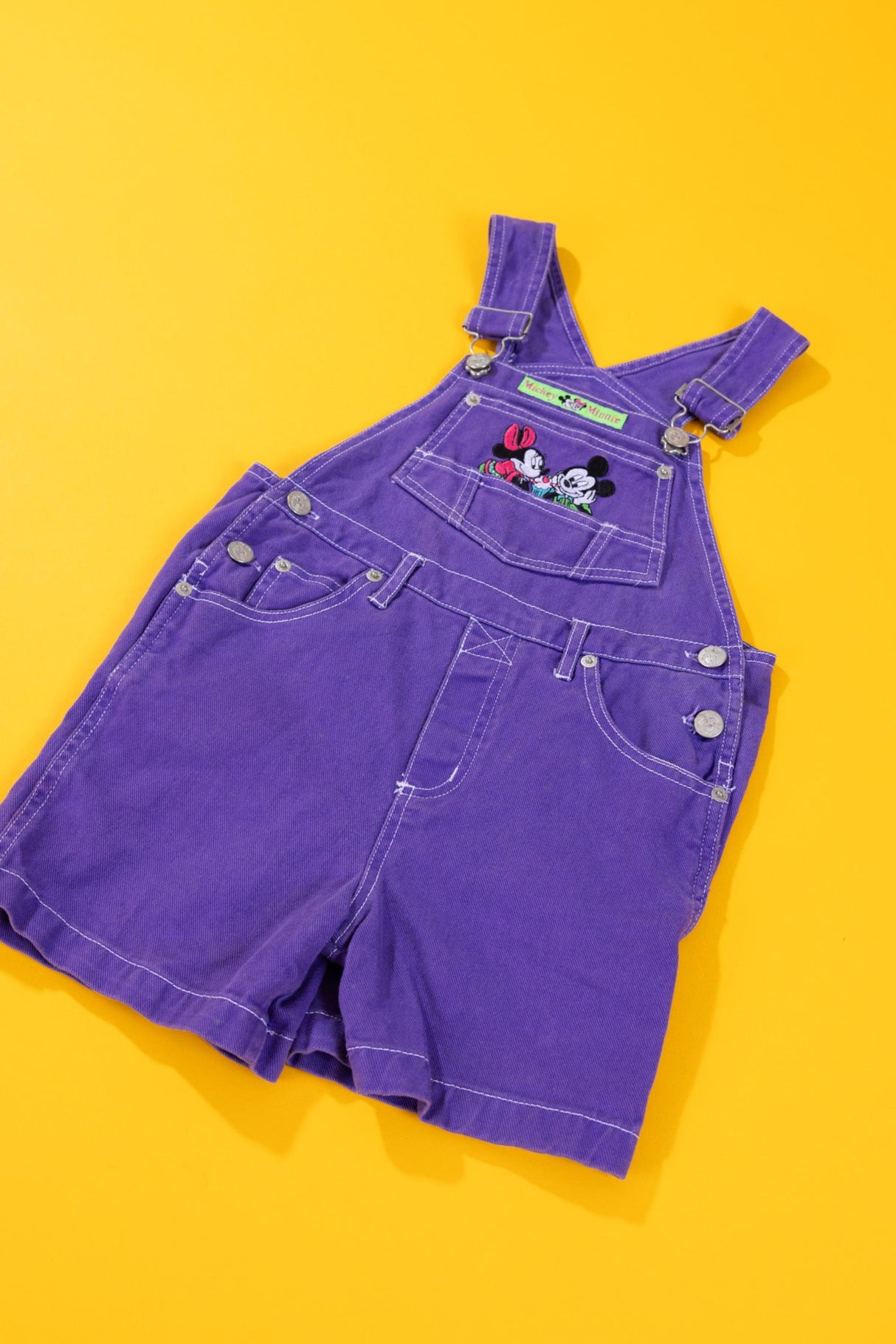 Vintage 90s Disney Mickey and Minnie Overalls (Kids - 5)
