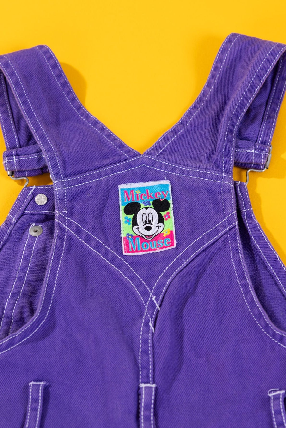 Vintage 90s Disney Mickey and Minnie Overalls (Kids - 5)