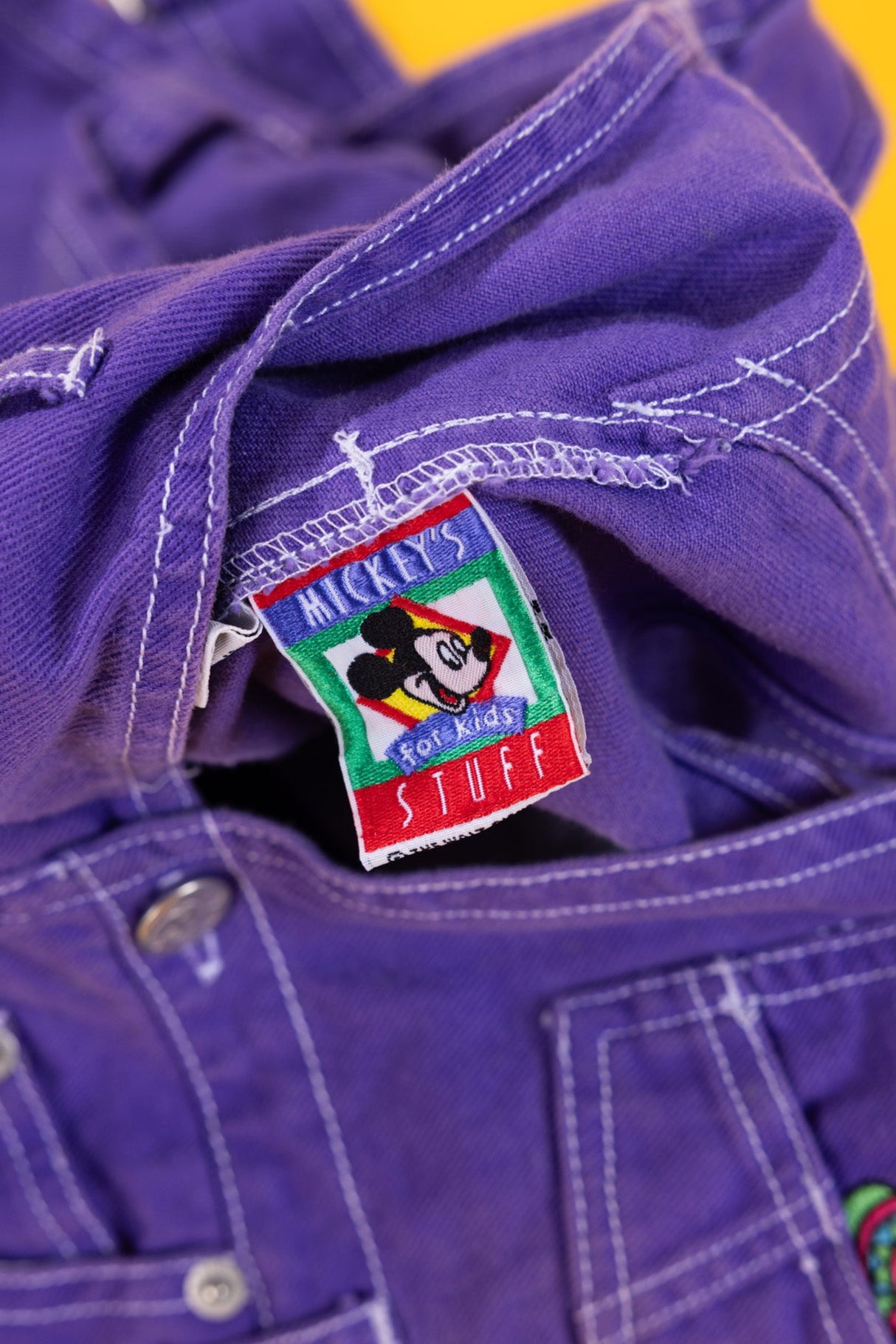 Vintage 90s Disney Mickey and Minnie Overalls (Kids - 5)