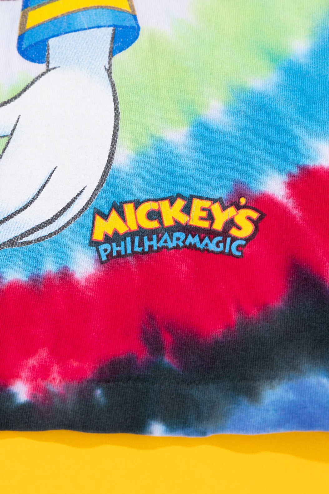 Vintage 90s Mickey's Philharmagic Donald Duck Tie-dye T-shirt (Youth M/L)