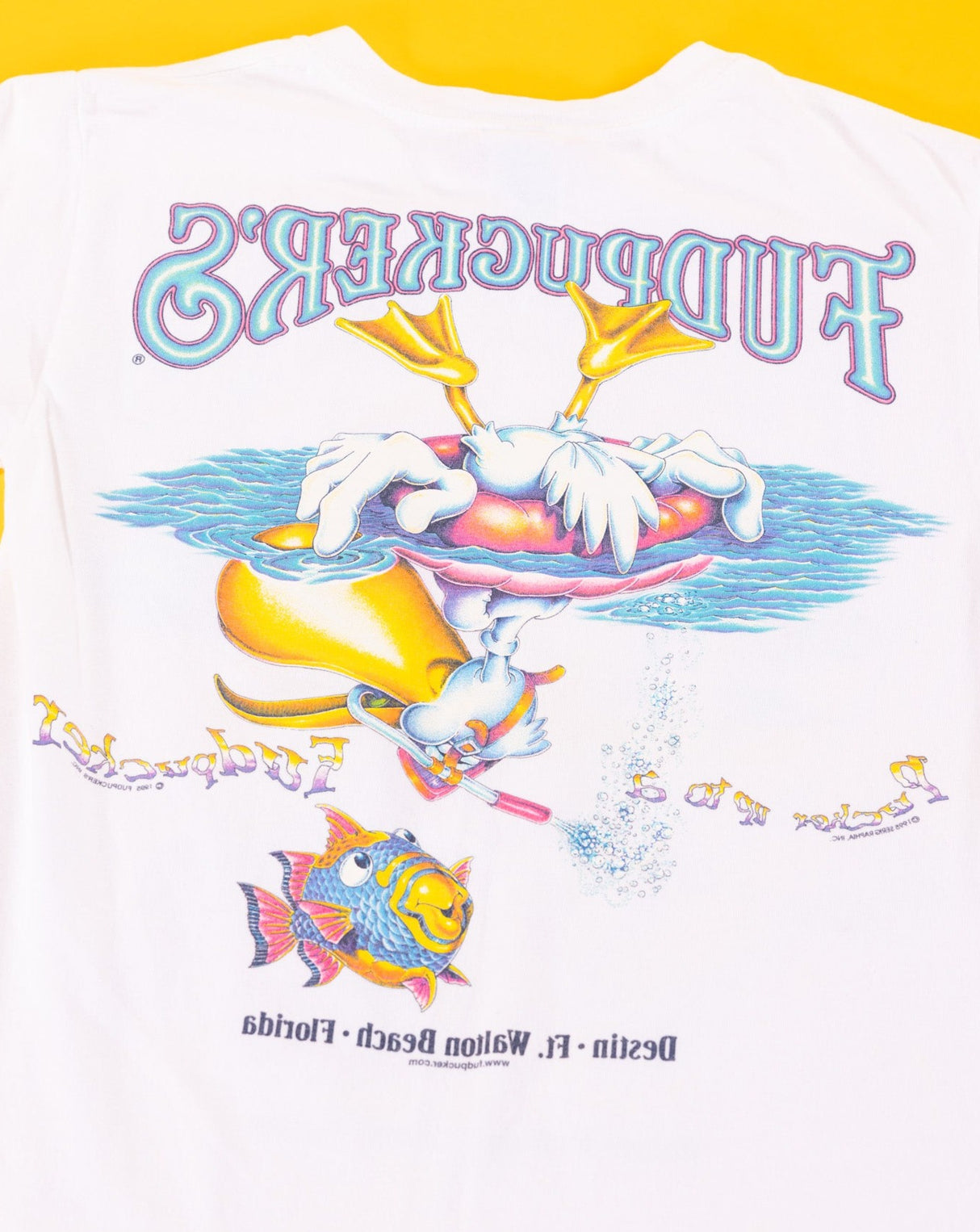 Vintage 1995 Fudpucker's Destin St. Walton Beach Florida T-shirt