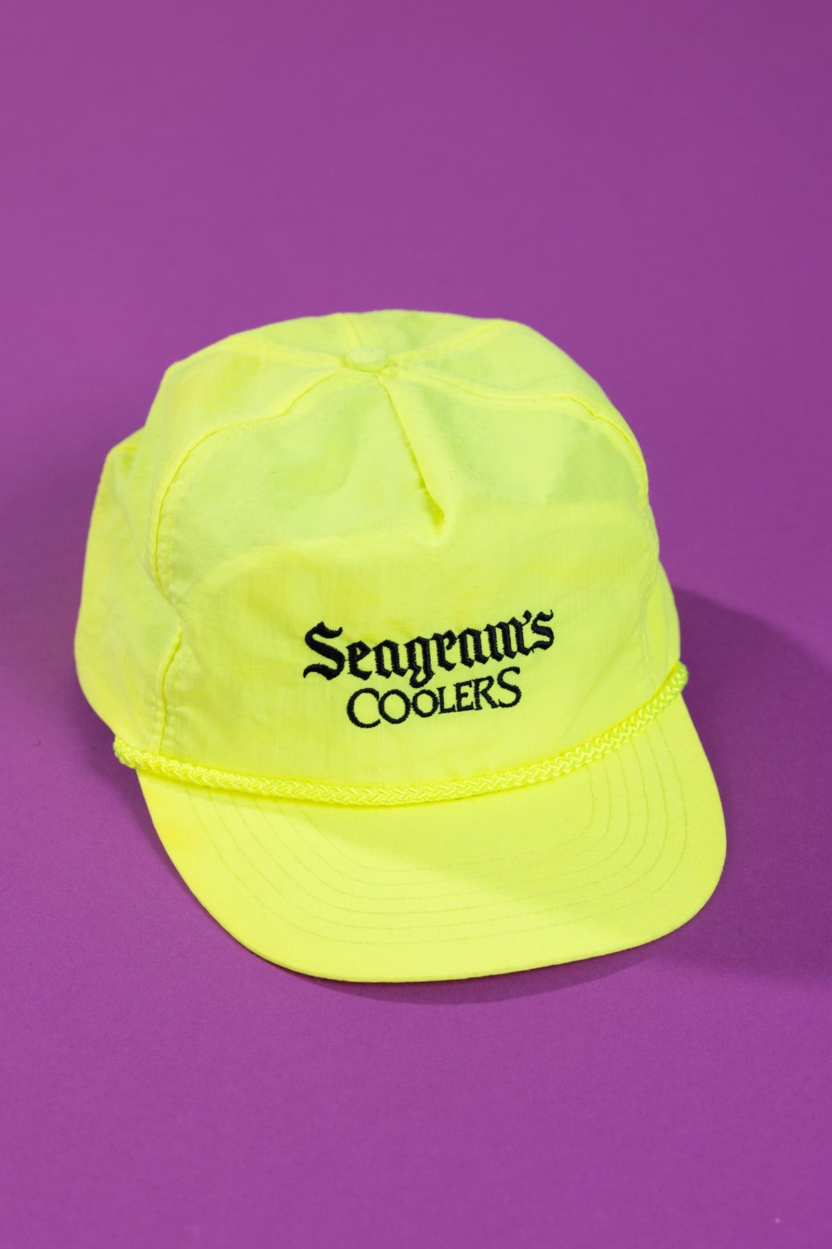 Vintage 80s Seagram's Coolers Snapback Hat