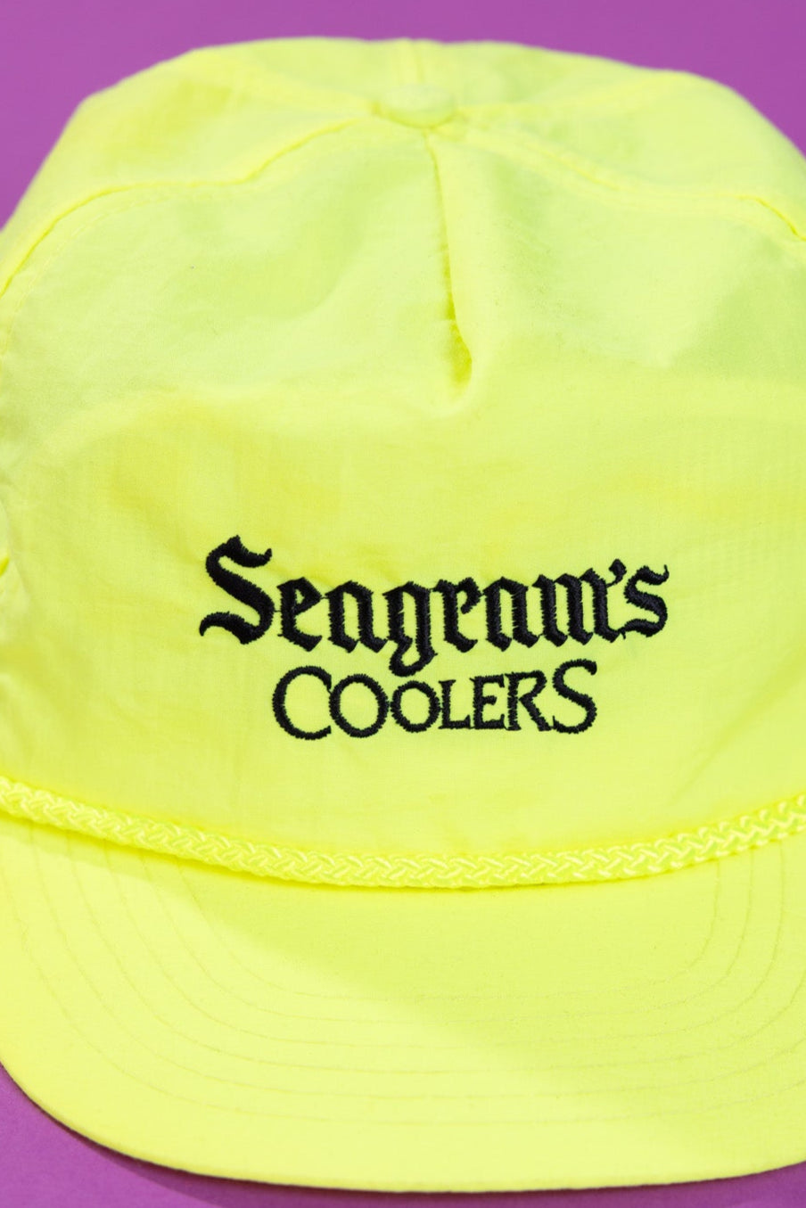 Vintage 80s Seagram's Coolers Snapback Hat