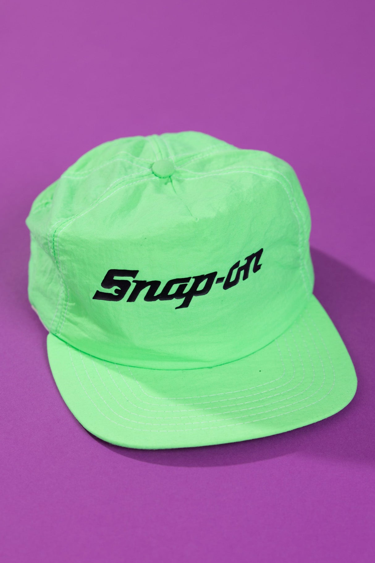 Vintage 90s Snap-On Tools Neon Snapback Hat
