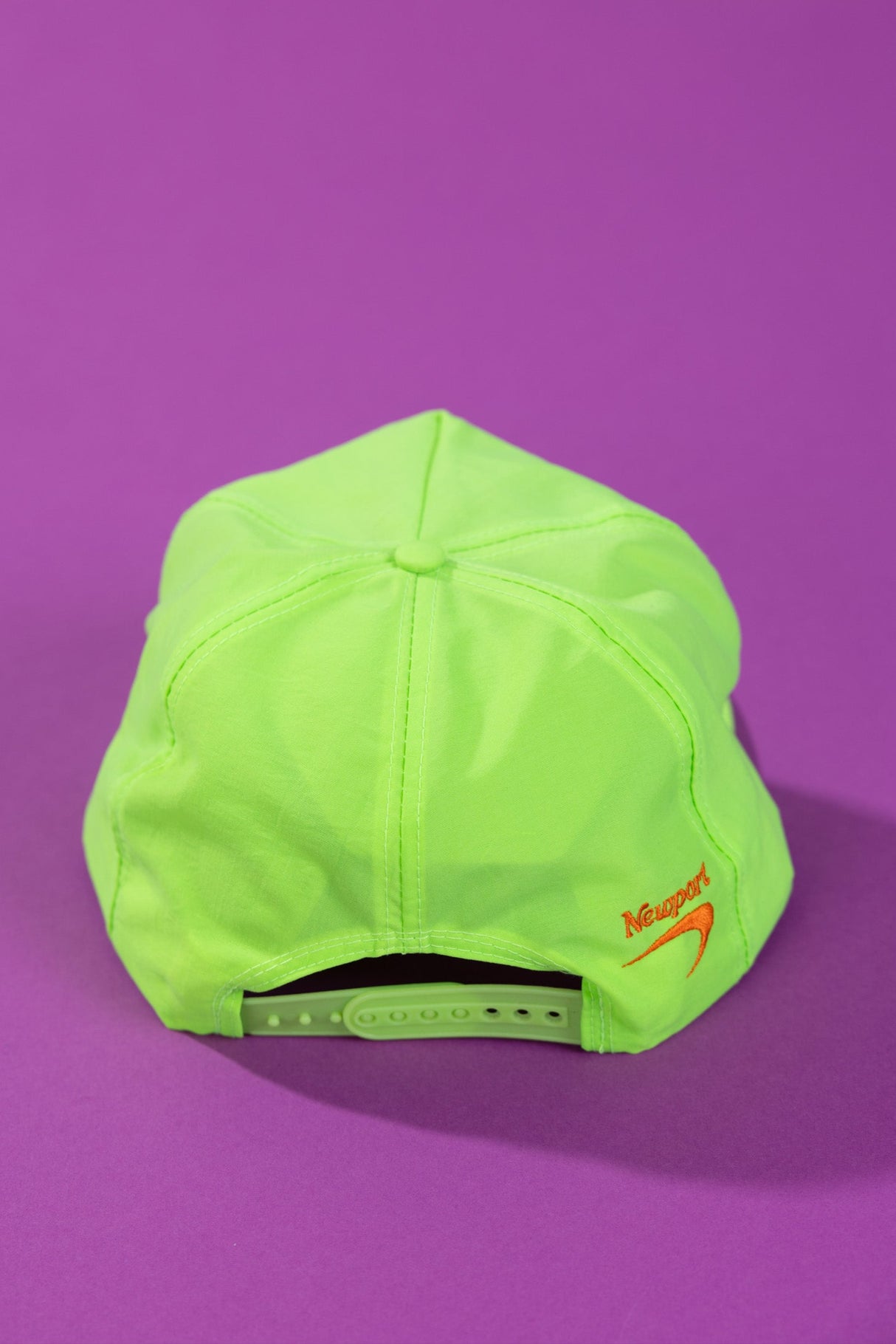 Vintage 90s Newport Cigarettes Neon Snapback Hat