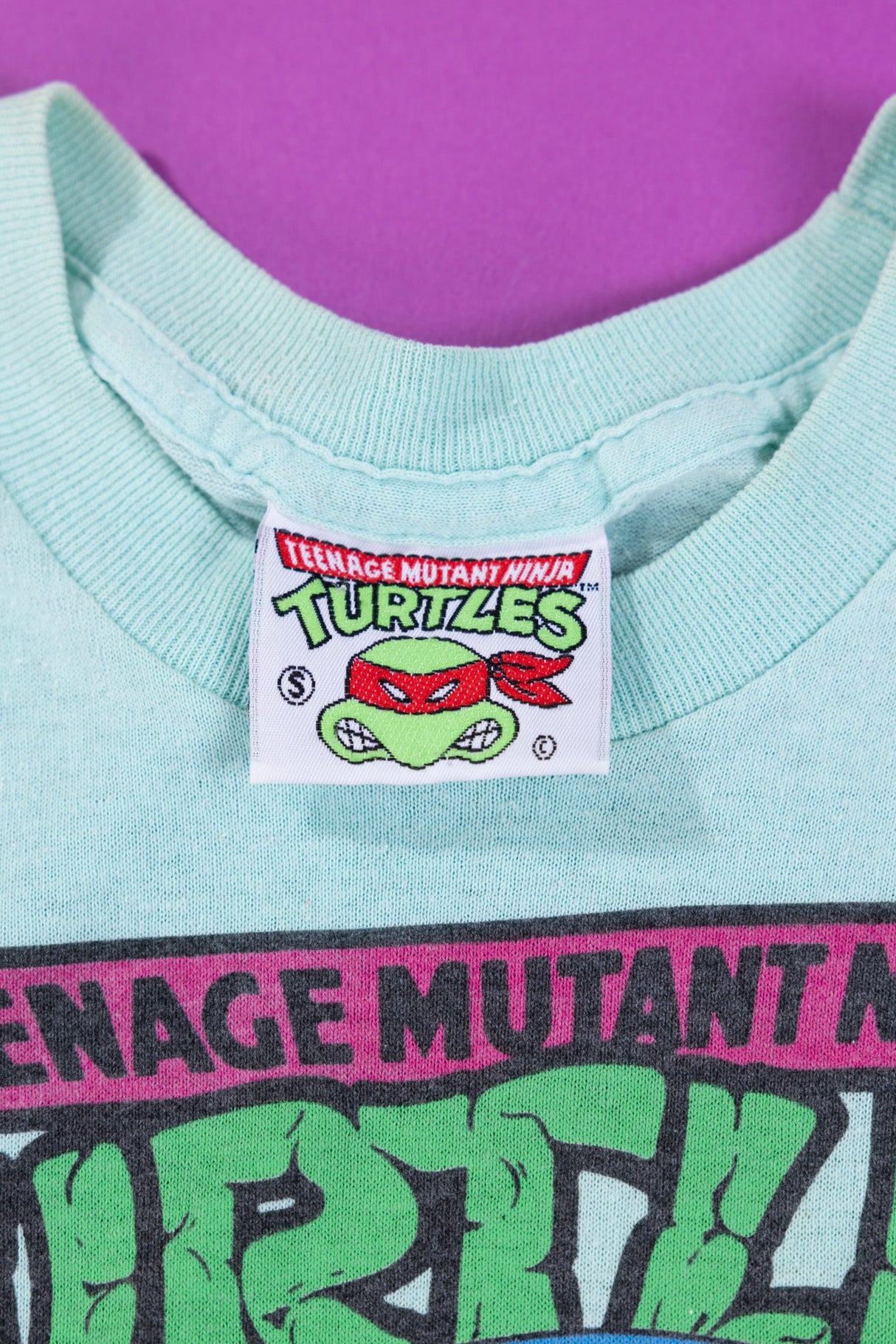 RARE Vintage 1990 Teenage Mutant Ninja Turtles Pizza Run T-shirt (Kids - S)