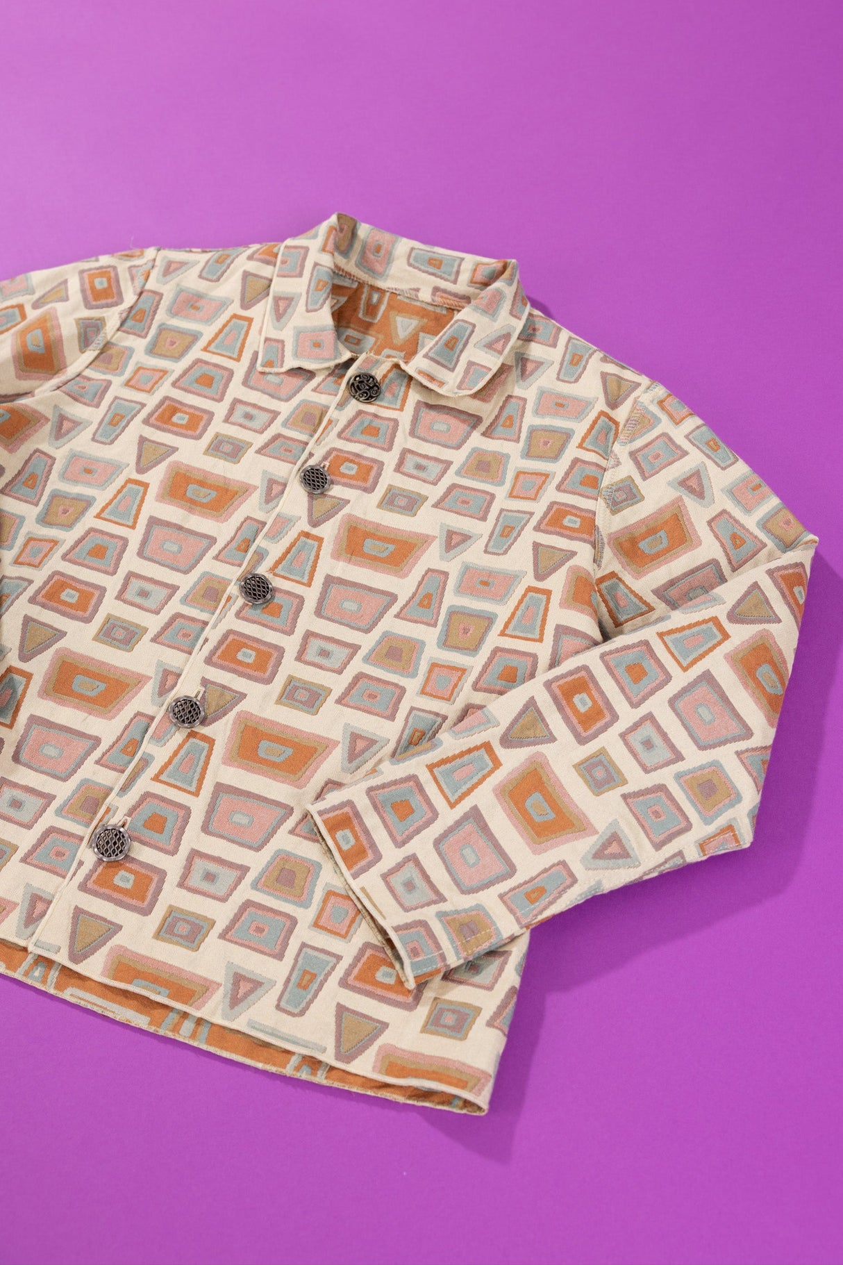 Vintage 90s Winding River Geometric Jacket