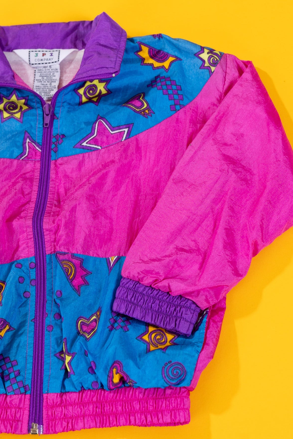 Vintage 90s J.P.I Windbreaker Jacket (Kids - 6)