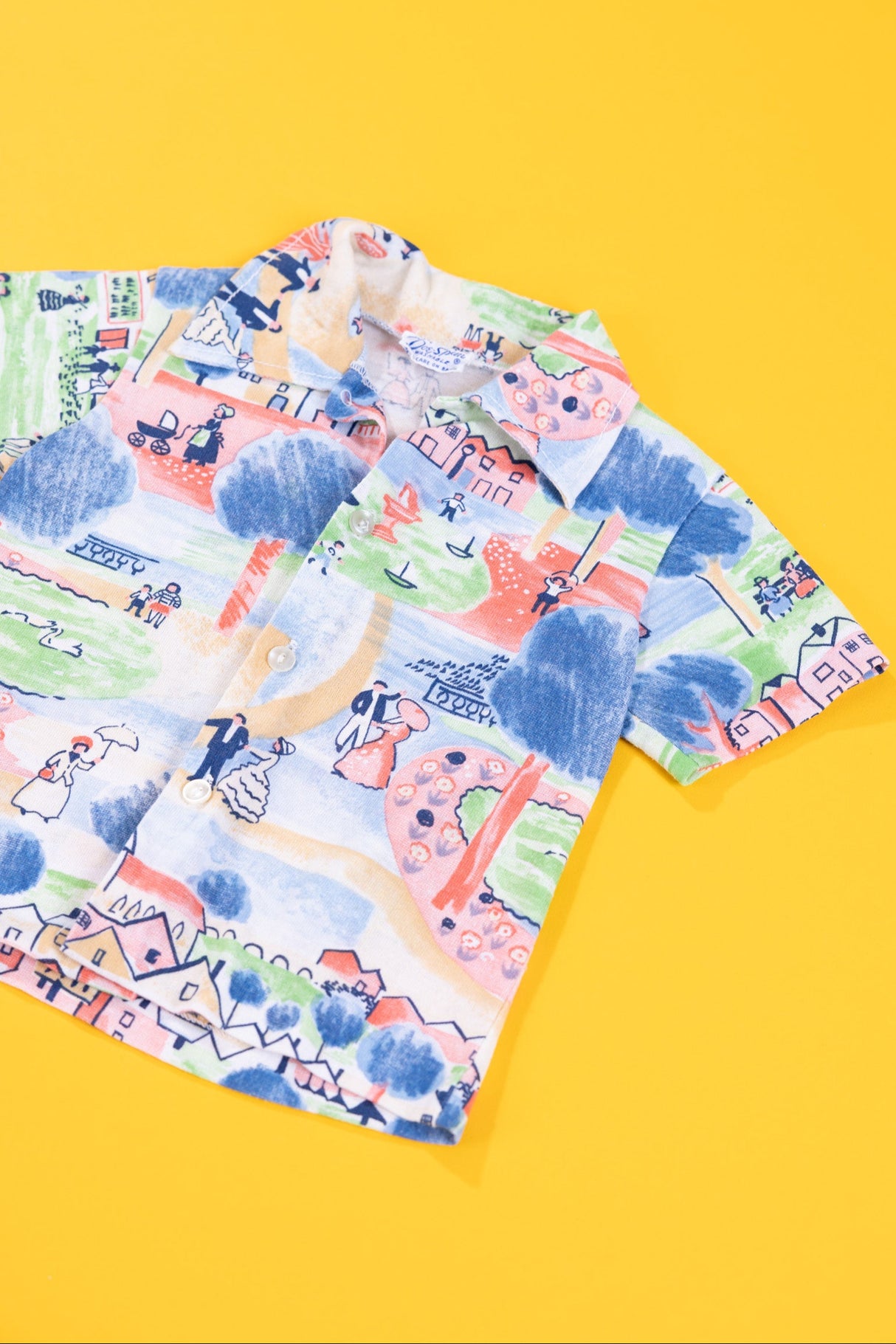 Vintage 70/80s Doe-Spun Button Up (Kids - 4T)