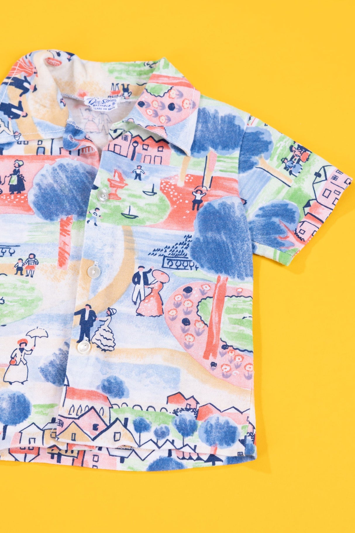 Vintage 70/80s Doe-Spun Button Up (Kids - 4T)
