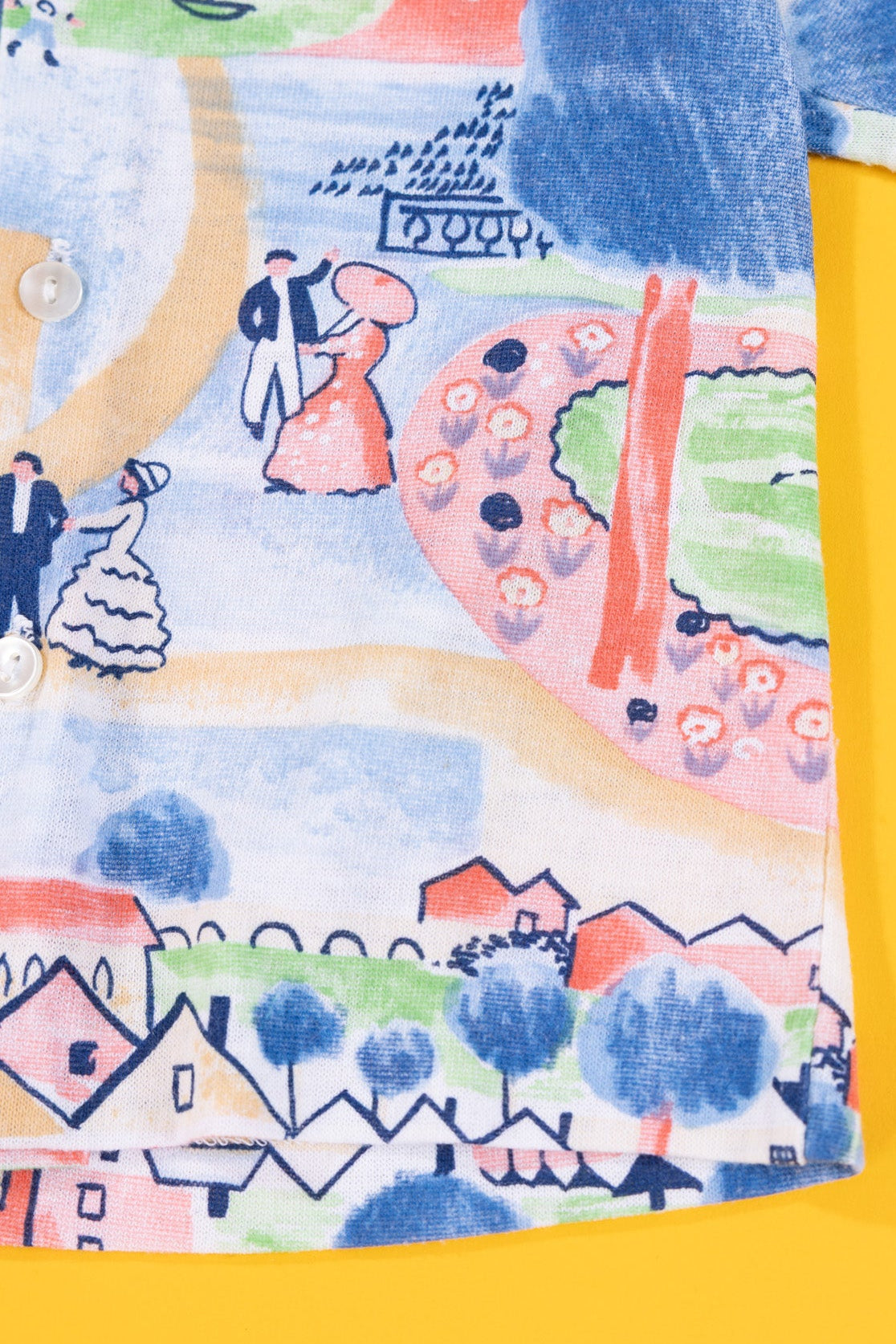 Vintage 70/80s Doe-Spun Button Up (Kids - 4T)