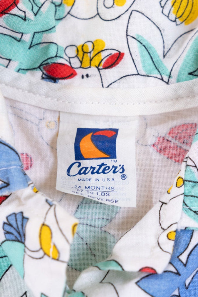 Vintage 90s Animal Button Up (Kids - 24 Mos)