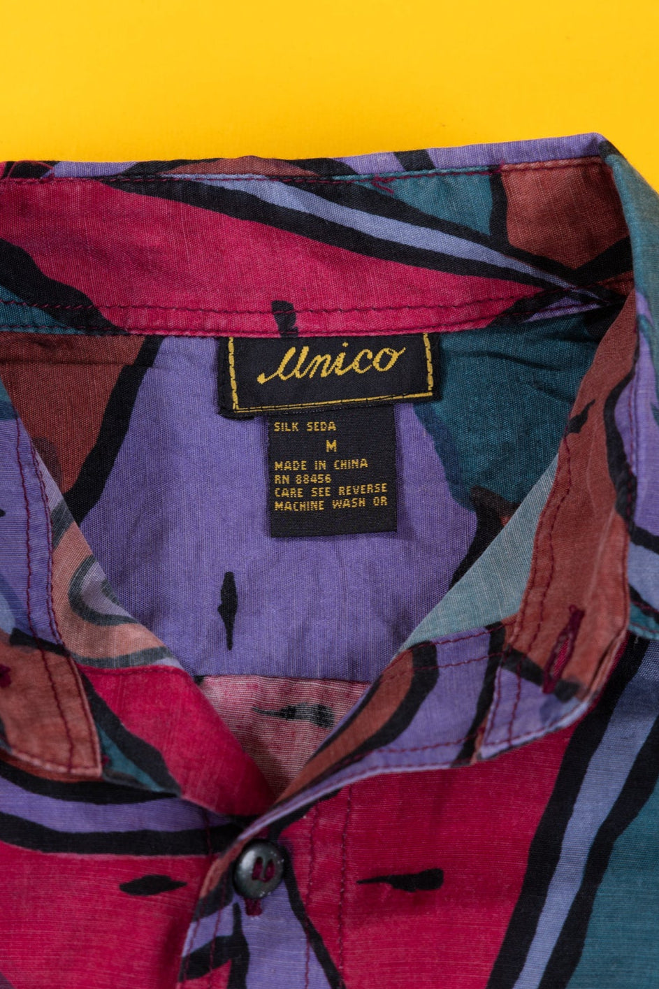 Vintage 90s Unico Long Sleeve Button Up (Kids - M)