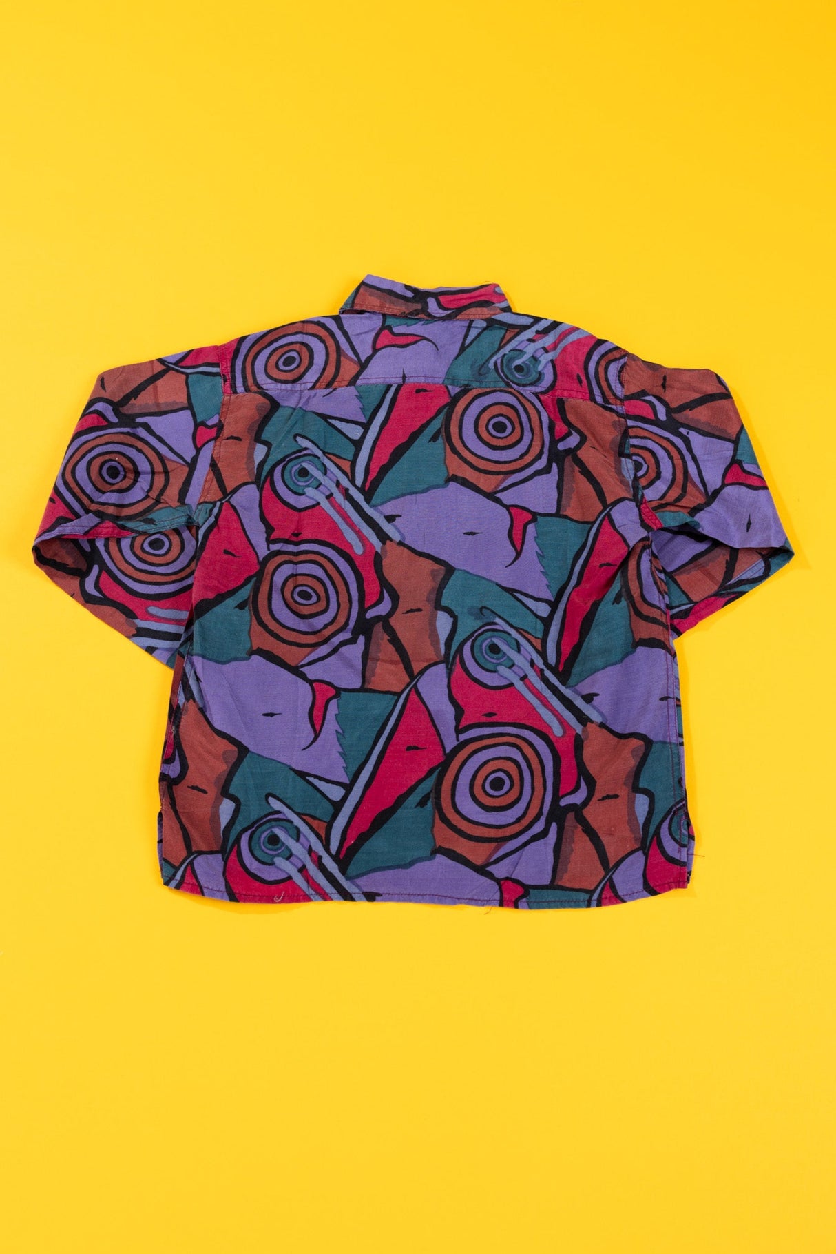 Vintage 90s Unico Long Sleeve Button Up (Kids - M)