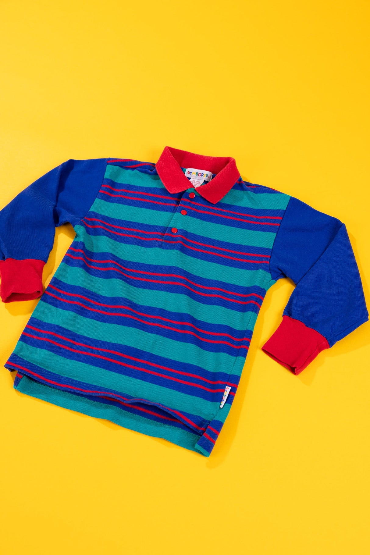 Vintage 90s Gymboree Striped Long Sleeve Shirt (Kids - L)