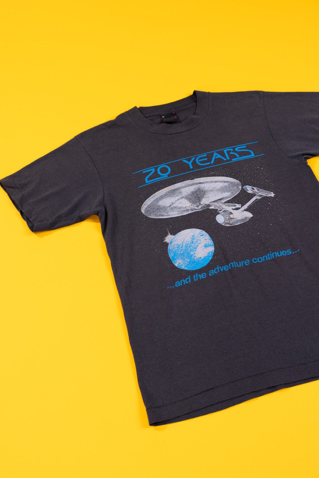 Vintage 1986 Star Trek 20 Year Anniversary T-shirt