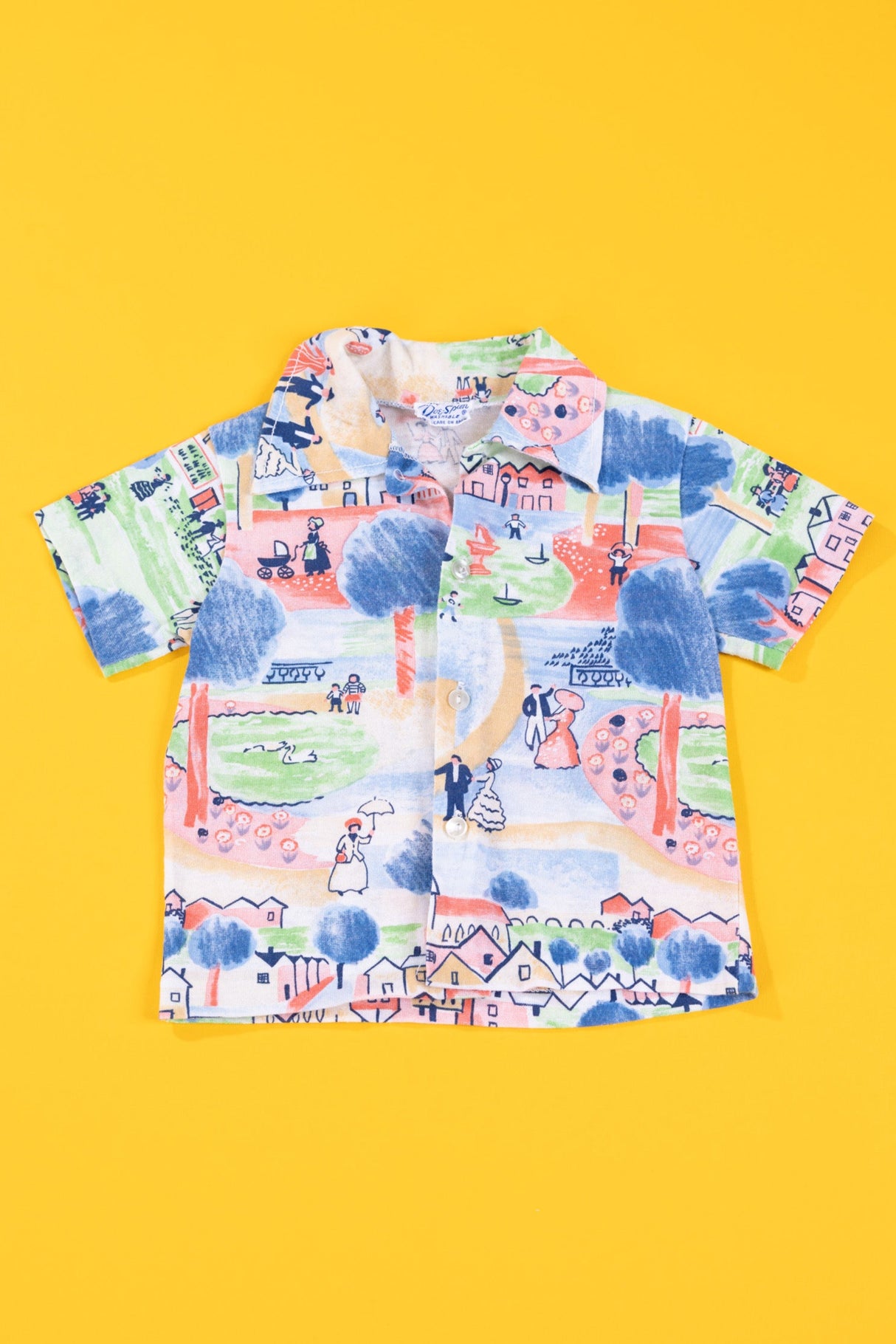 Vintage 70/80s Doe-Spun Button Up (Kids - 4T)