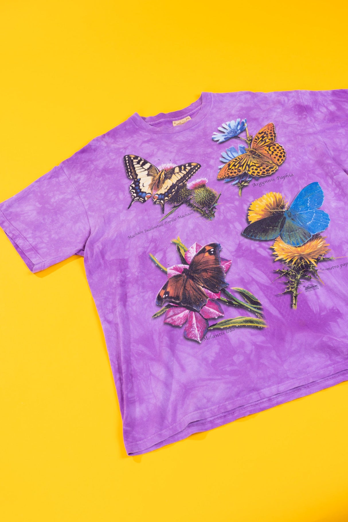 Vintage 2001 The Mountain Butterfly Tie-dye T-shirt