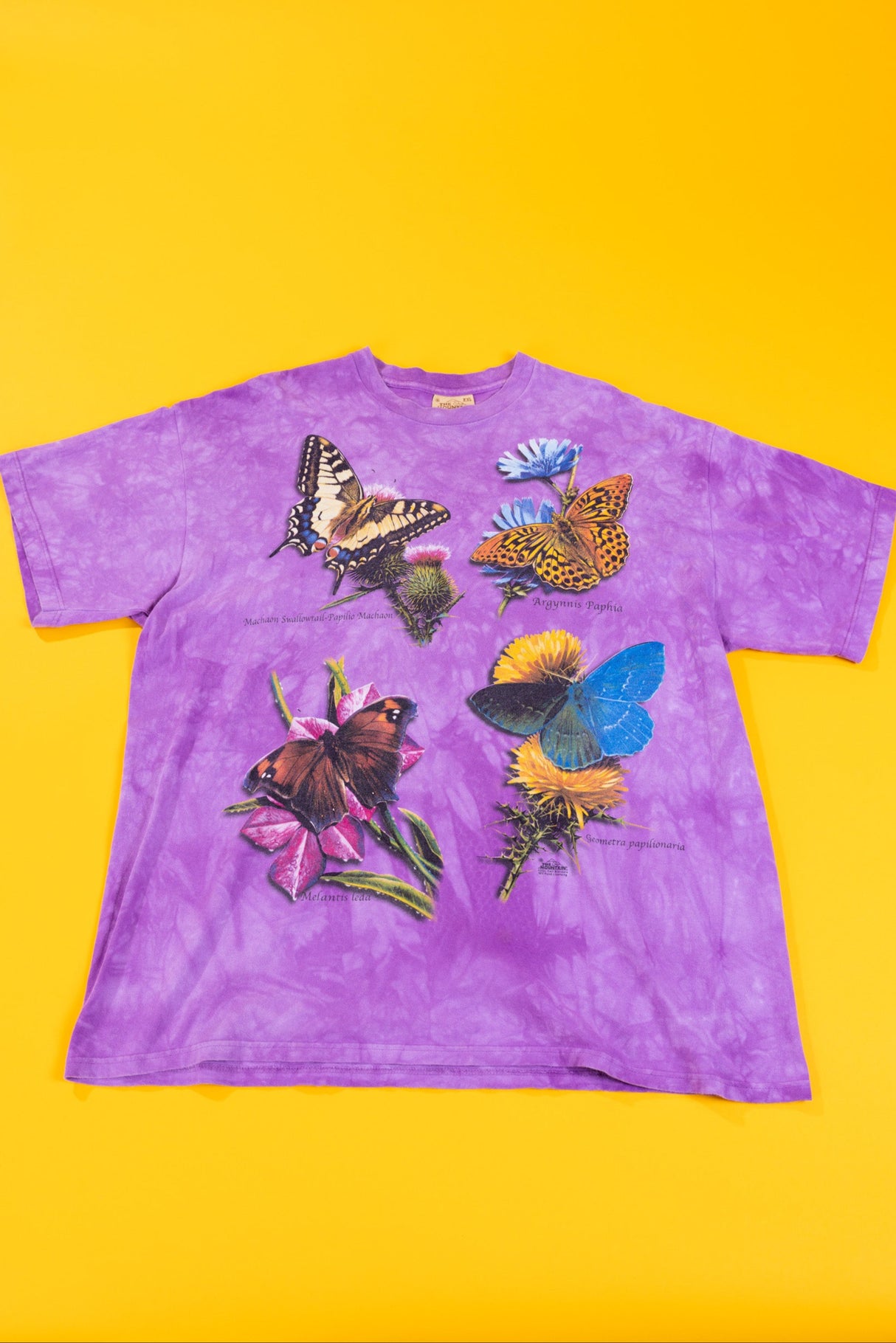 Vintage 2001 The Mountain Butterfly Tie-dye T-shirt