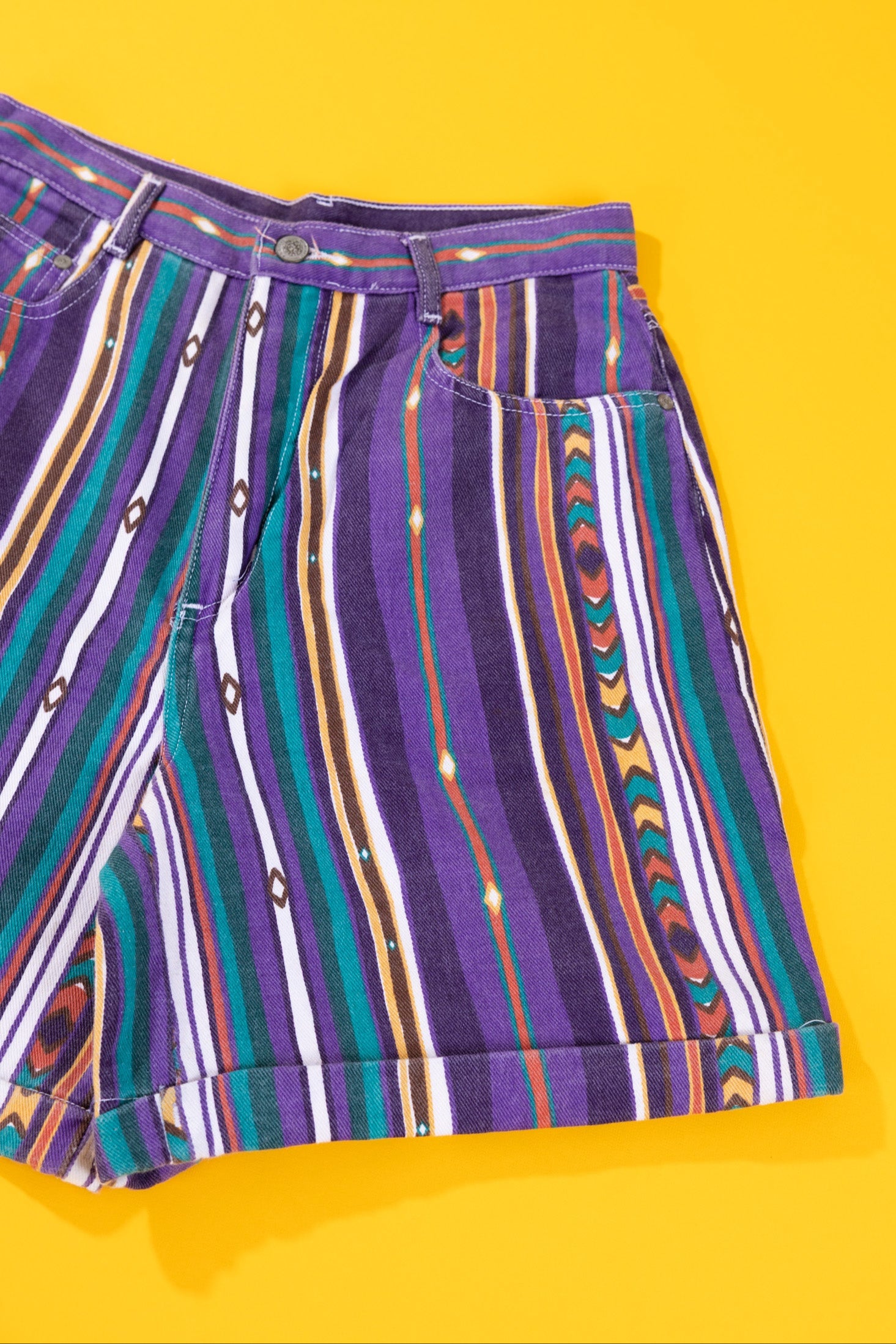 Vintage 1994 Gitano Striped Shorts