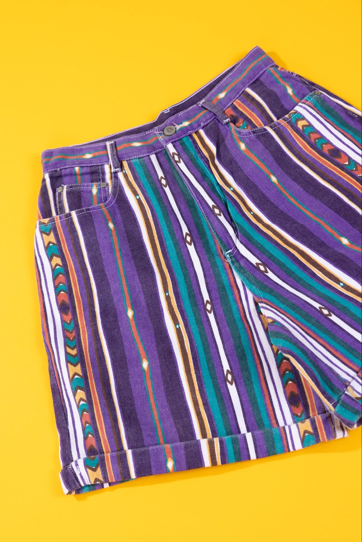 Vintage 1994 Gitano Striped Shorts