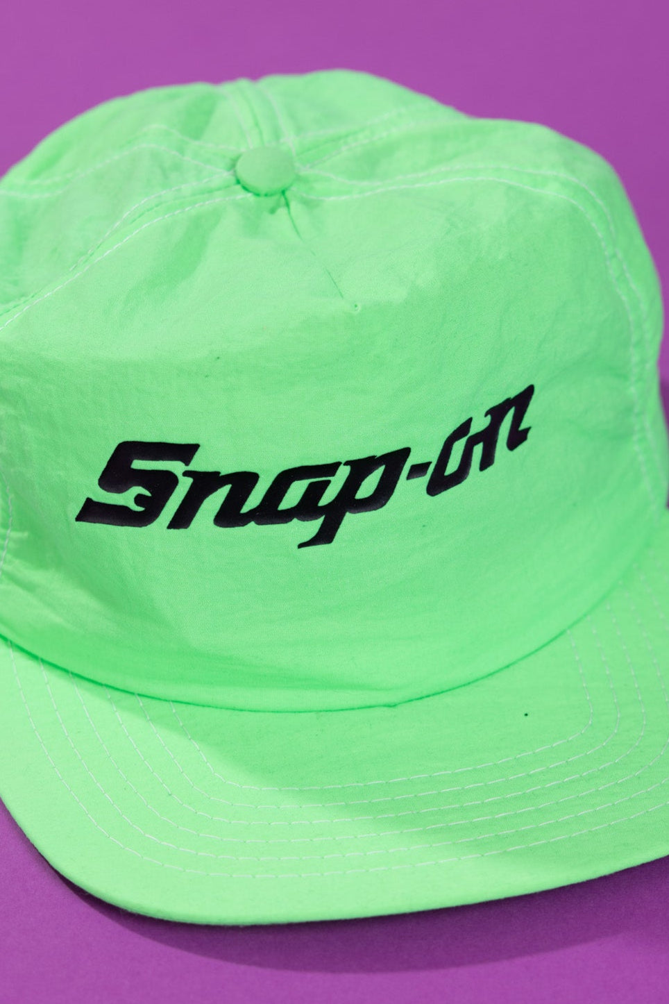 Vintage 90s Snap-On Tools Neon Snapback Hat