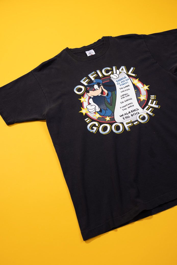 Vintage 90s Disney Official Goof-Off Goofy Shirt