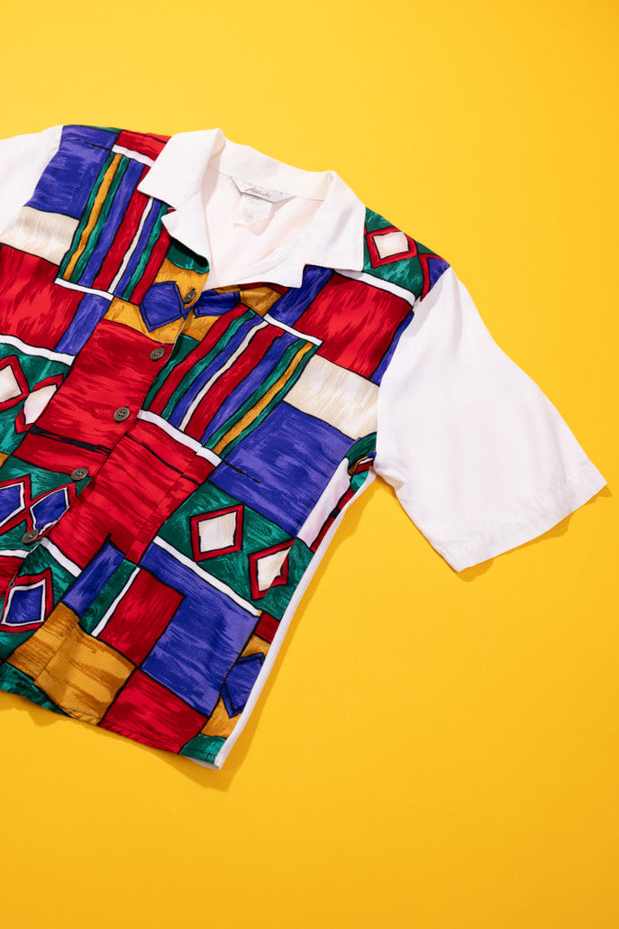 Vintage 80s Fashion Attitudes Blouse