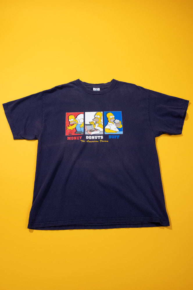 Vintage 2004 Homer Simpson American Dream T-shirt