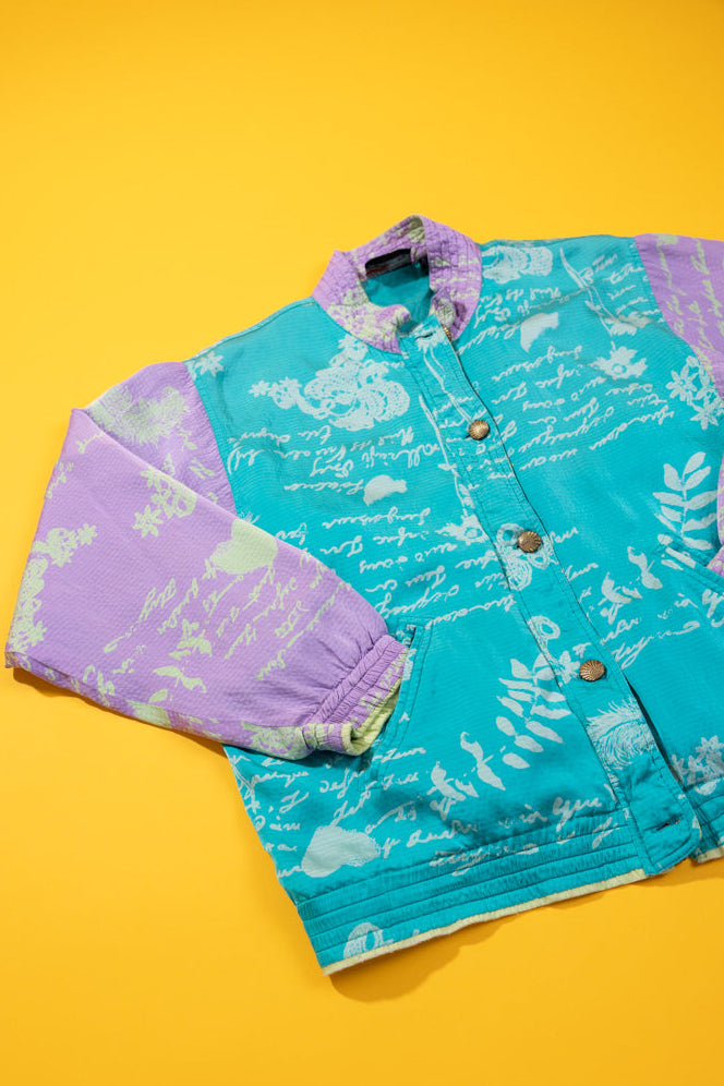 Vintage 80s Mureli Silk Jacket