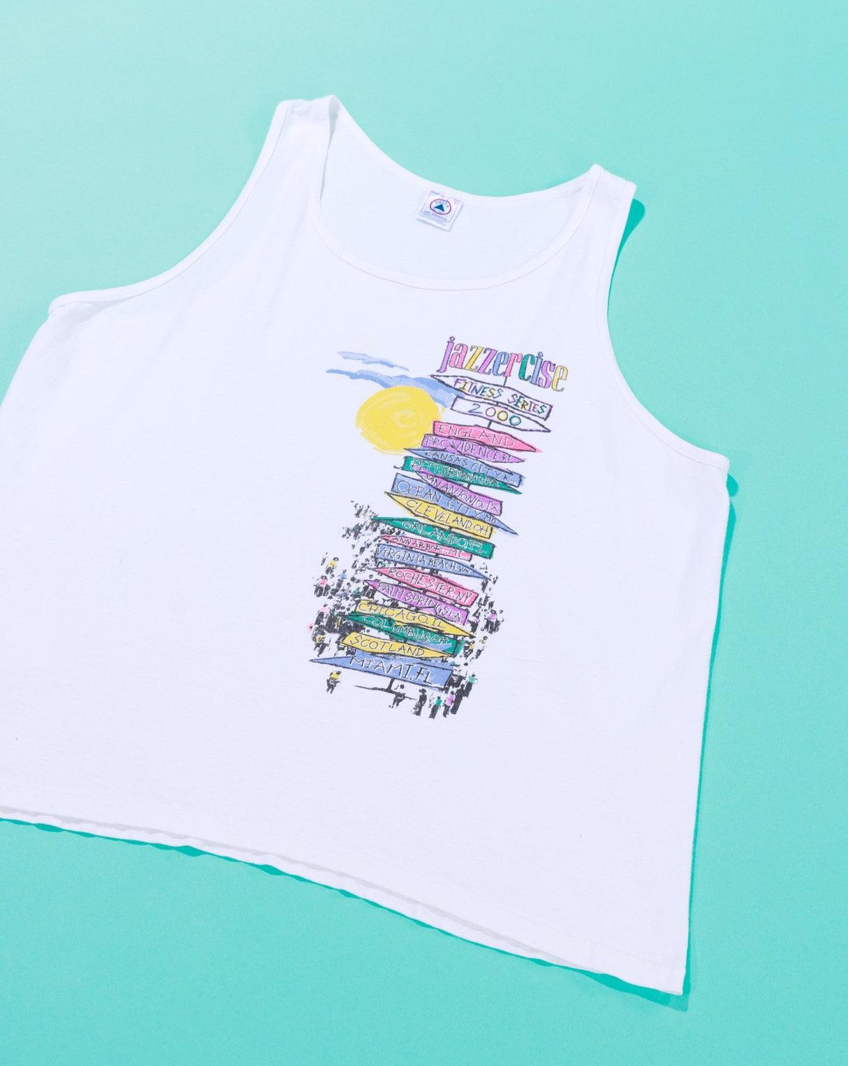 Vintage Y2K 2000 Jazzercise Fitness Series Tank Top - SS