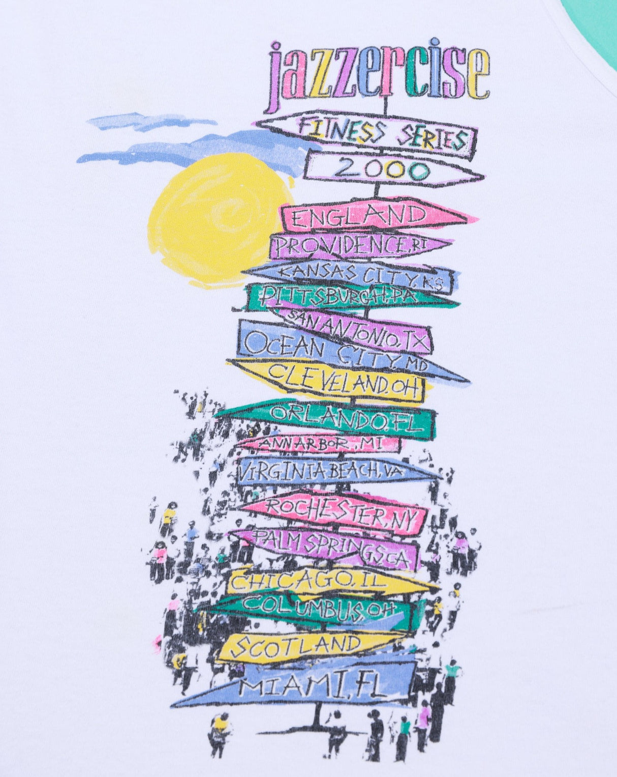 Vintage Y2K 2000 Jazzercise Fitness Series Tank Top - SS