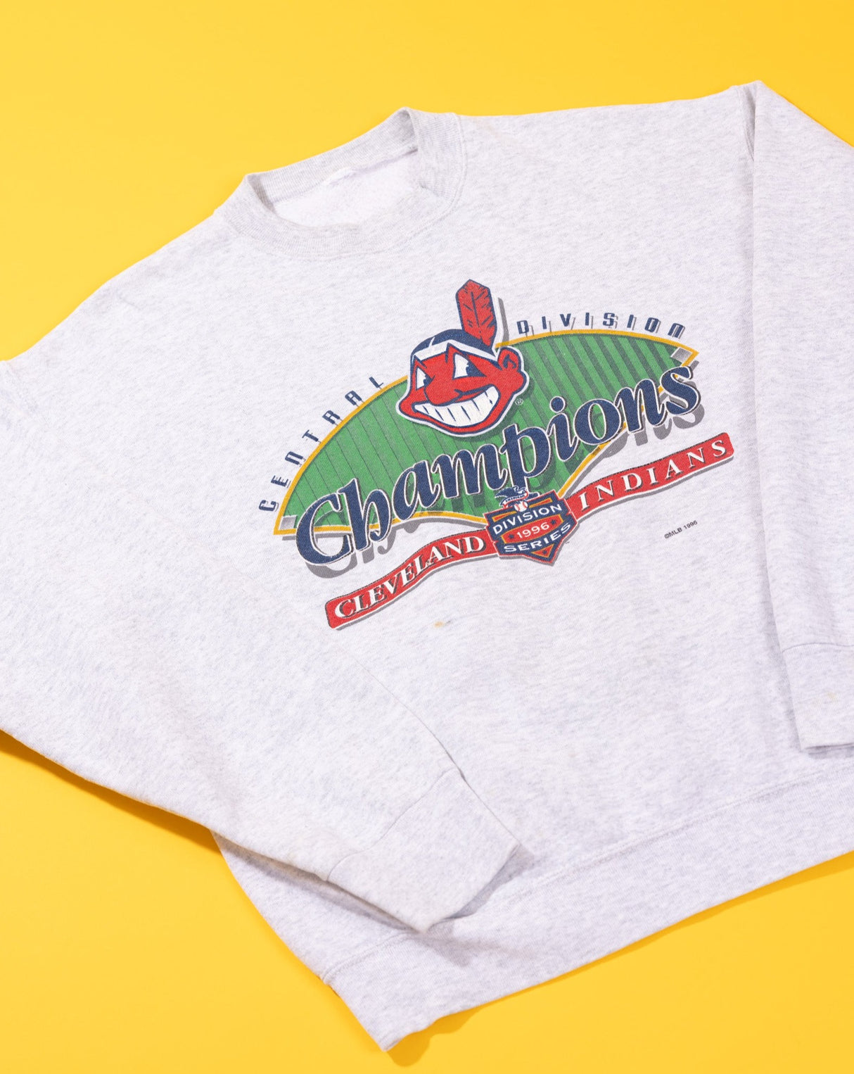 Vintage 1996 Cleveland Indians Championship Crewneck Sweater