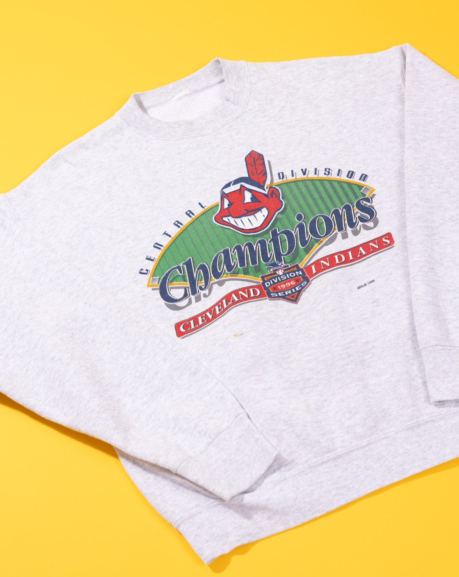 Vintage 1996 Cleveland Indians Championship Crewneck Sweater
