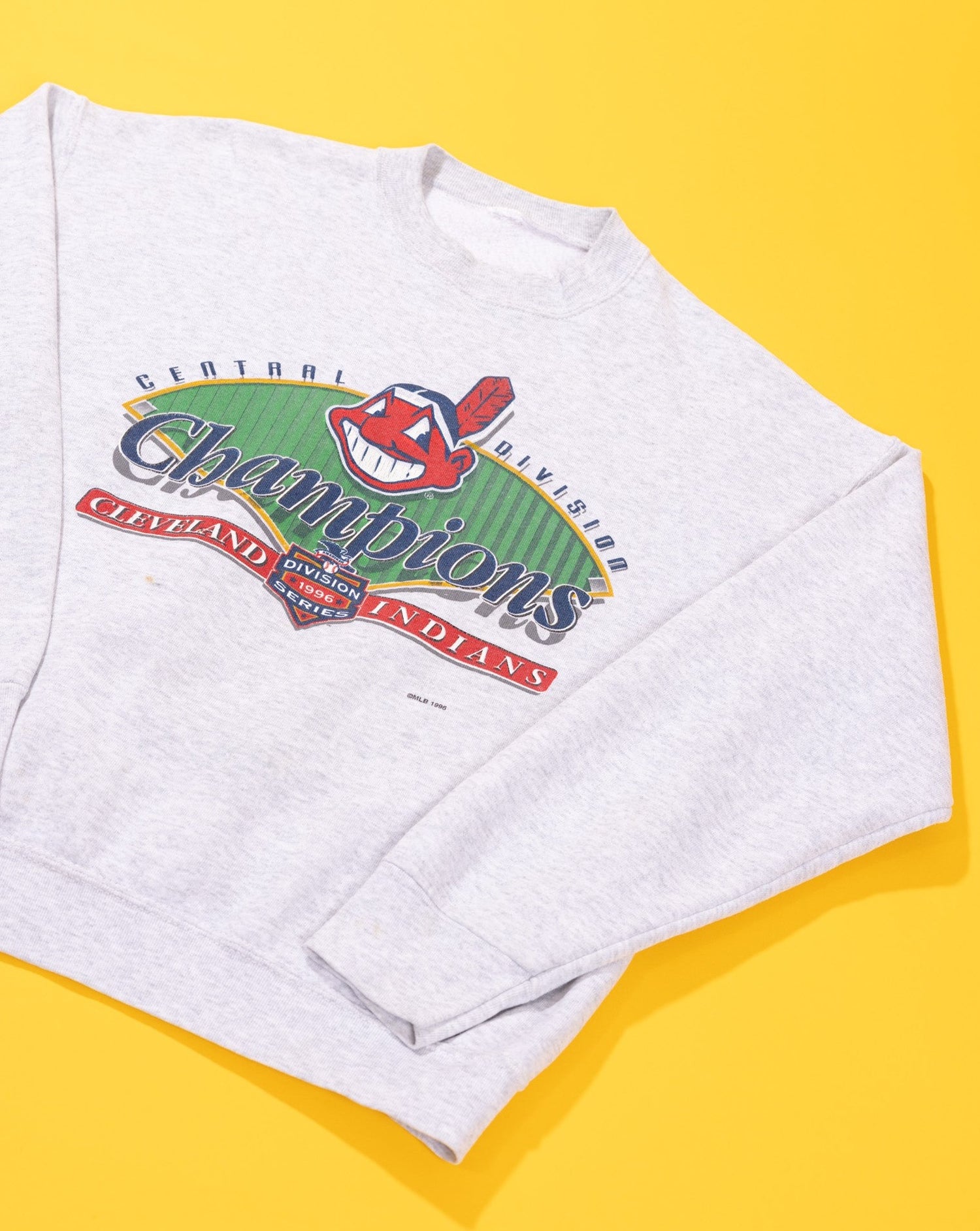 Vintage 1996 Cleveland Indians Championship Crewneck Sweater