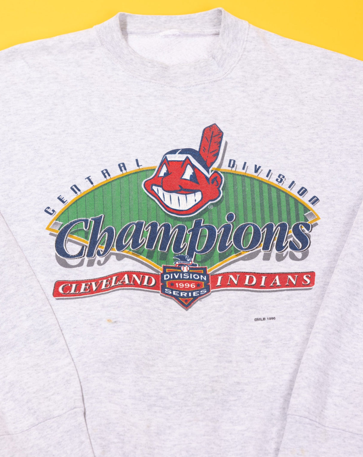 Vintage 1996 Cleveland Indians Championship Crewneck Sweater