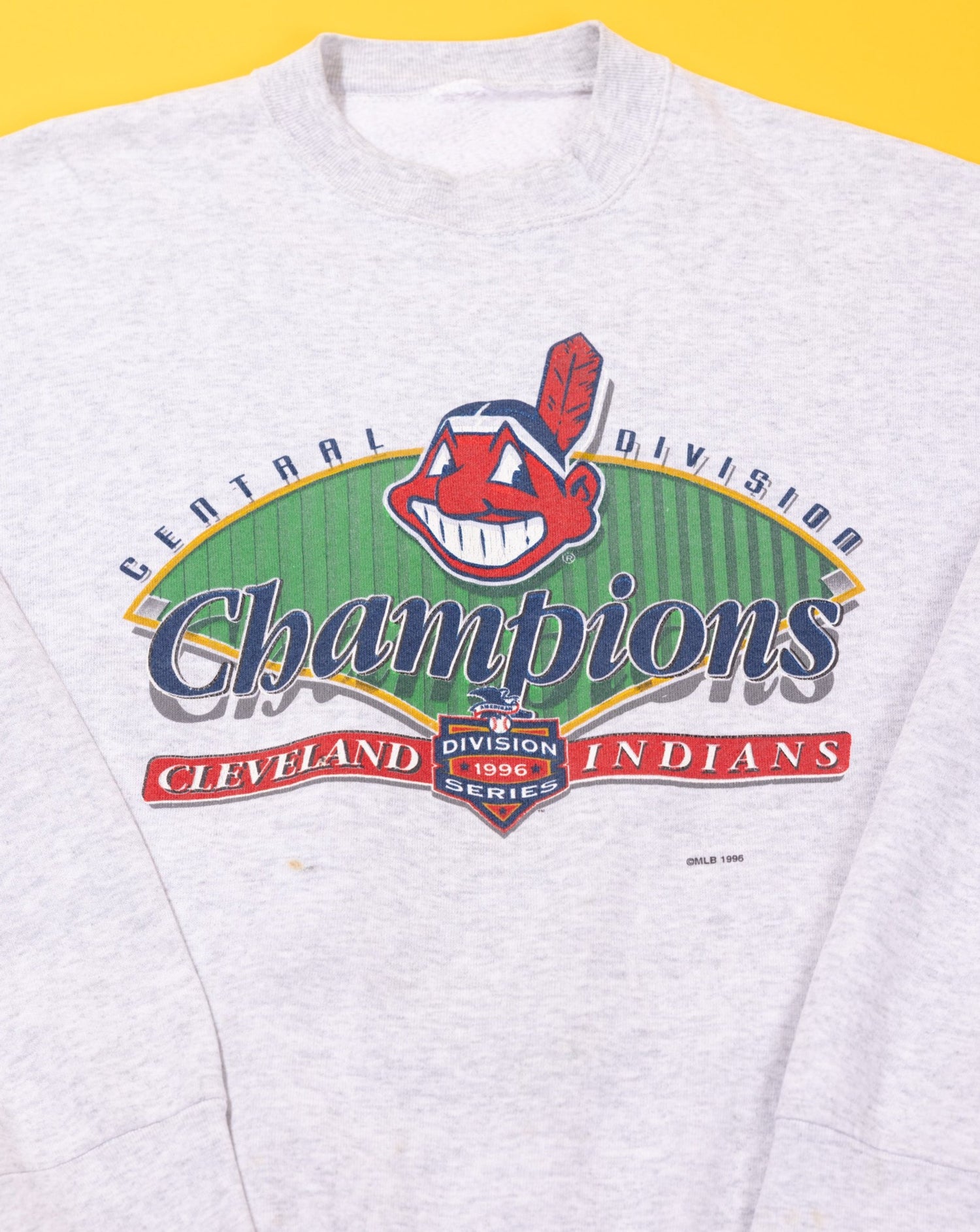 Vintage 1996 Cleveland Indians Championship Crewneck Sweater