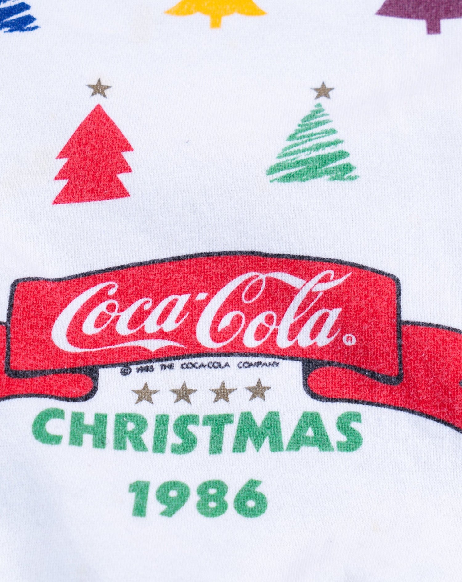 Vintage 1986 Coca-Cola Christmas Crewneck Sweater