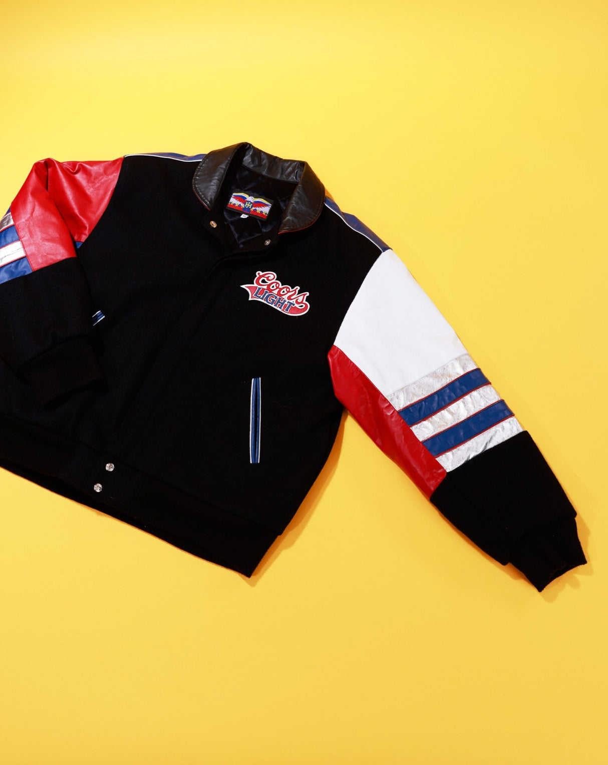 Vintage 90 Jeff Hamilton Coors Light Varsity Jacket